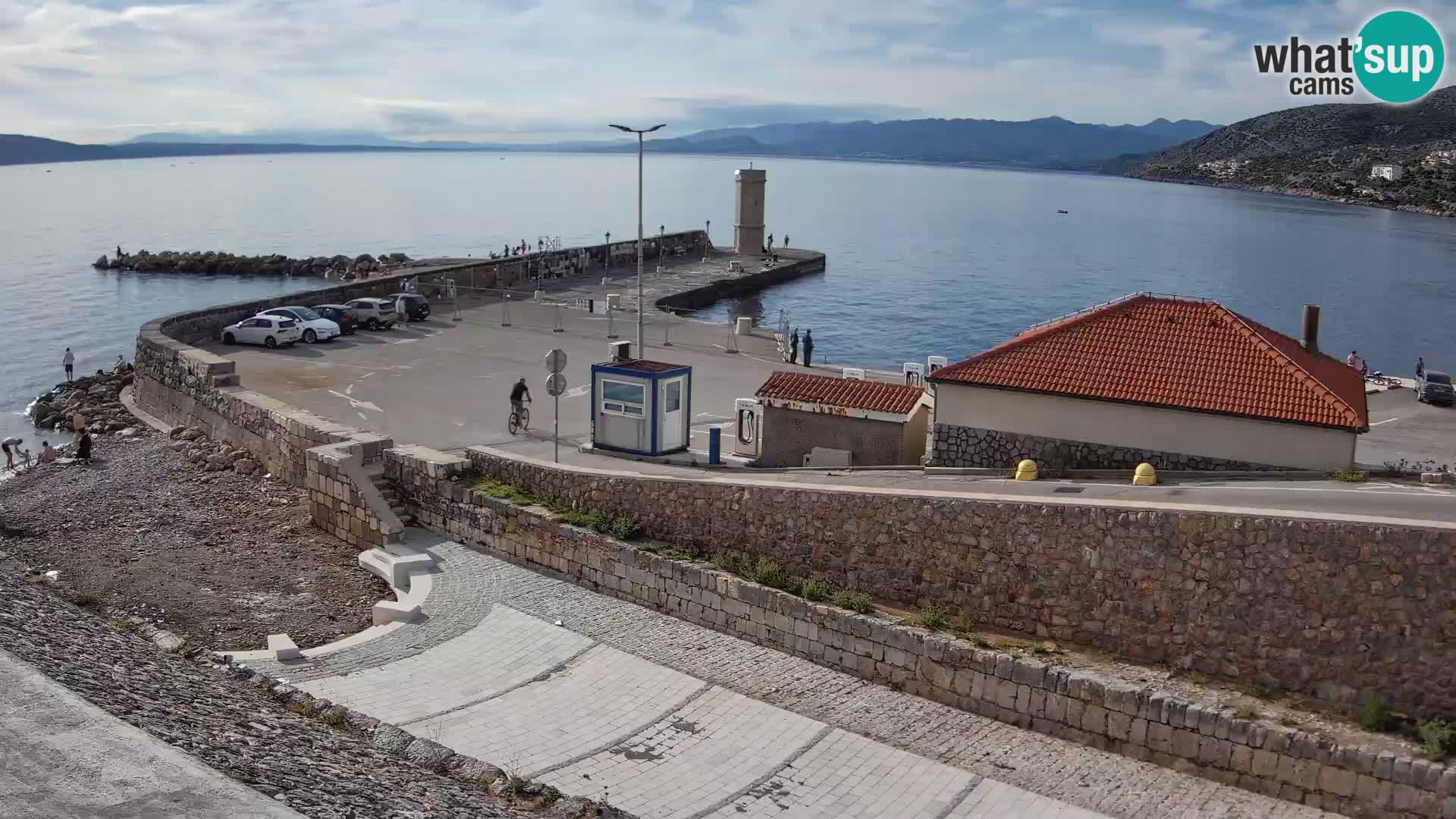 Senj Harbour Webcam – Breakwater & Lighthouse Live View