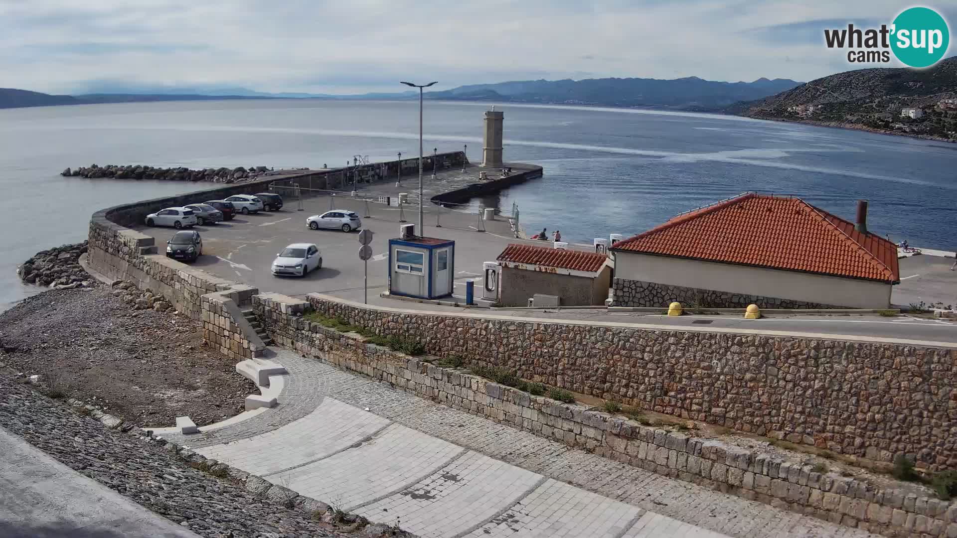 Webcam Porto di Segna – Frangiflutti e Faro in diretta