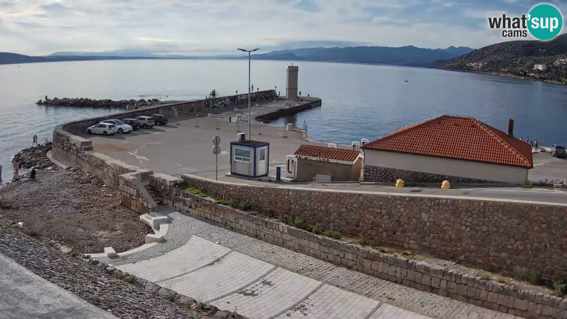 Webcam Porto di Segna – Frangiflutti e Faro in diretta