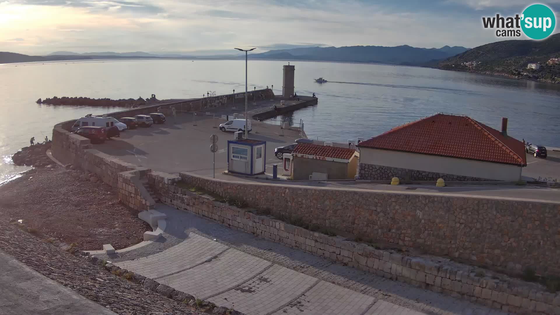 Senj Harbour Webcam – Breakwater & Lighthouse Live View