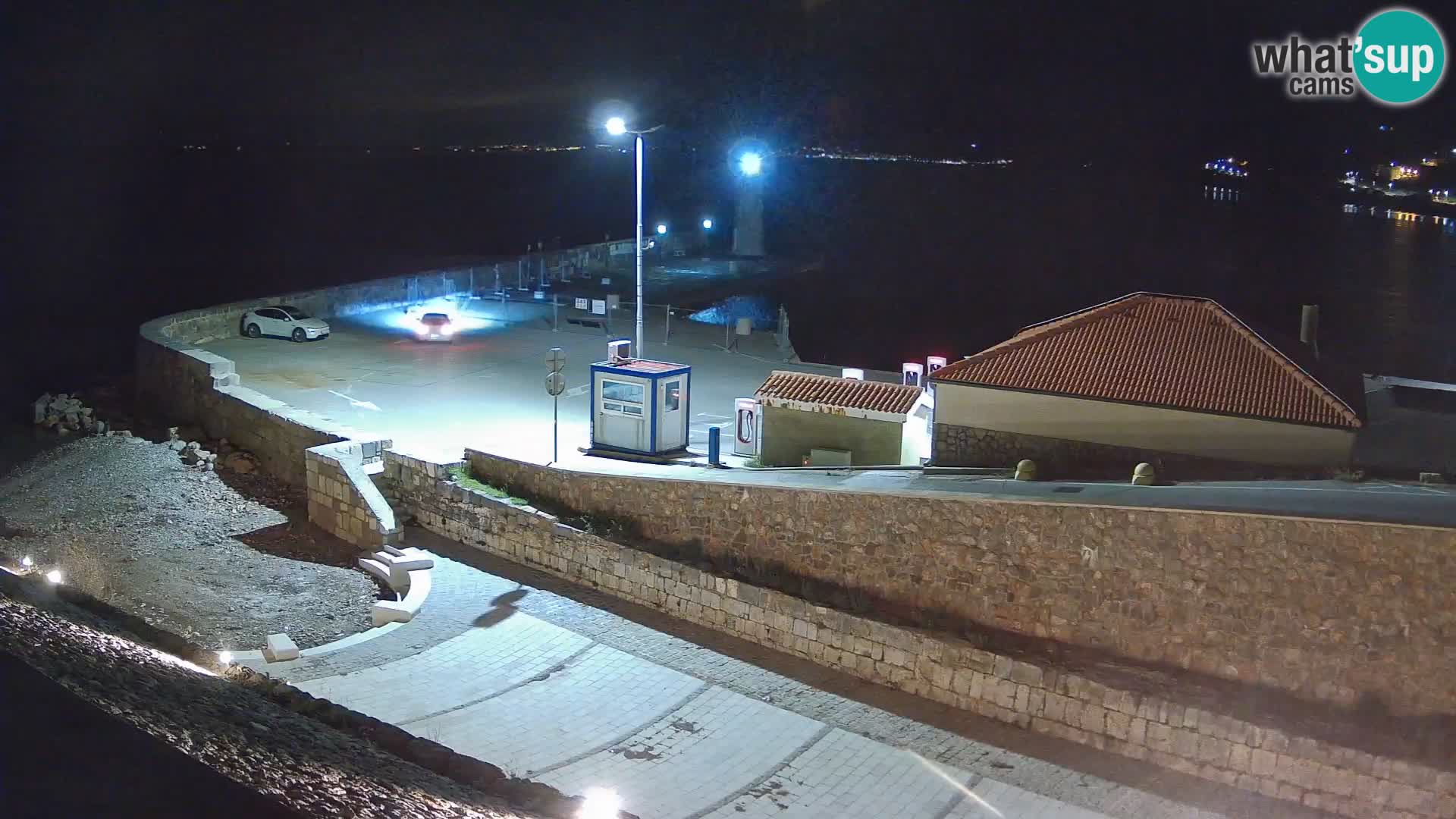 Senj Harbour Webcam – Breakwater & Lighthouse Live View