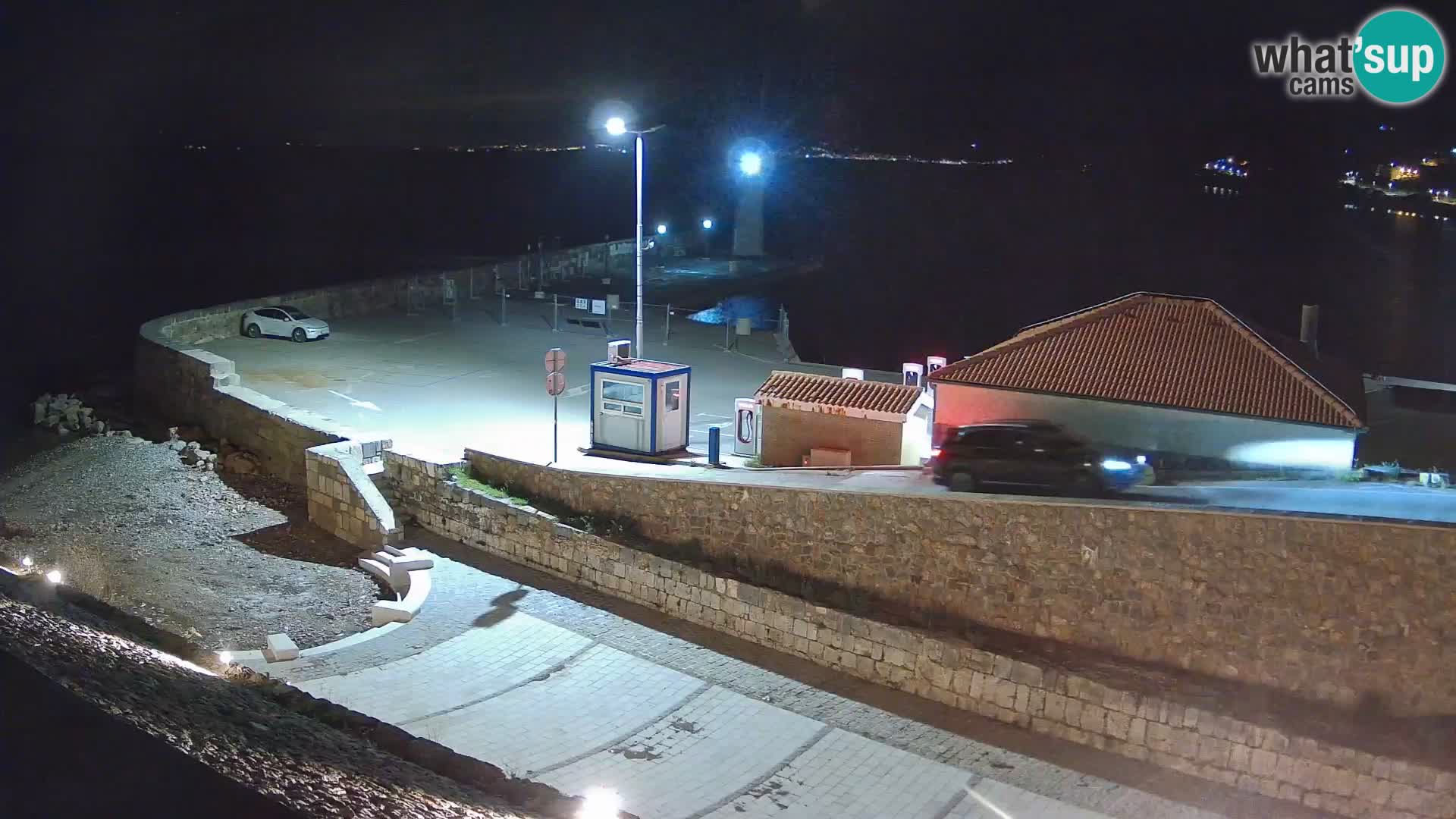Senj Harbour Webcam – Breakwater & Lighthouse Live View