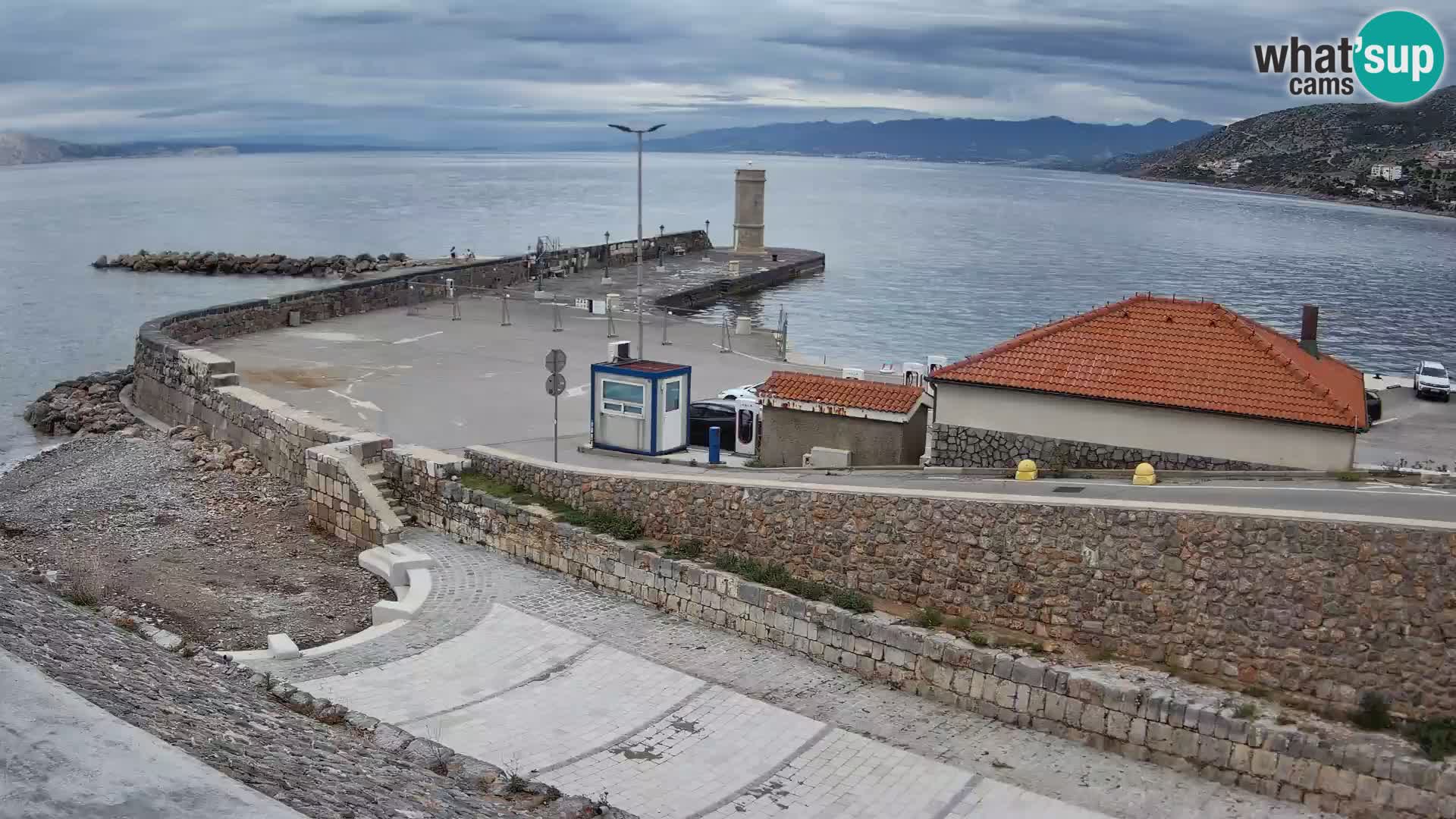 Webcam Porto di Segna – Frangiflutti e Faro in diretta
