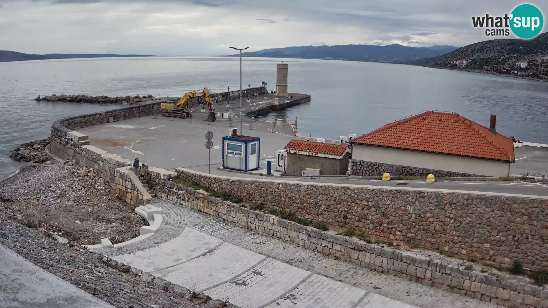 Senj Harbour Webcam – Breakwater & Lighthouse Live View