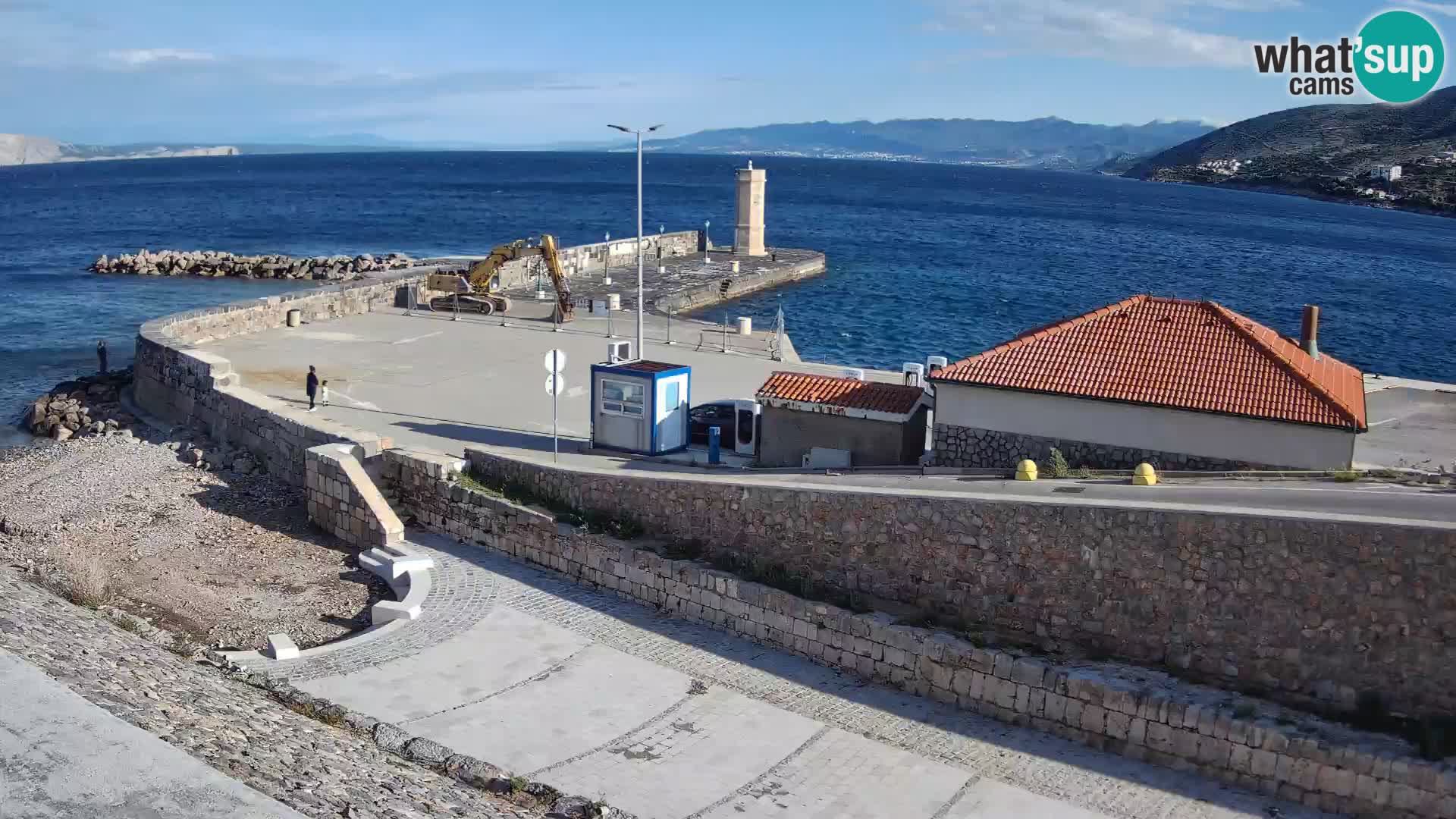 Senj Harbour Webcam – Breakwater & Lighthouse Live View