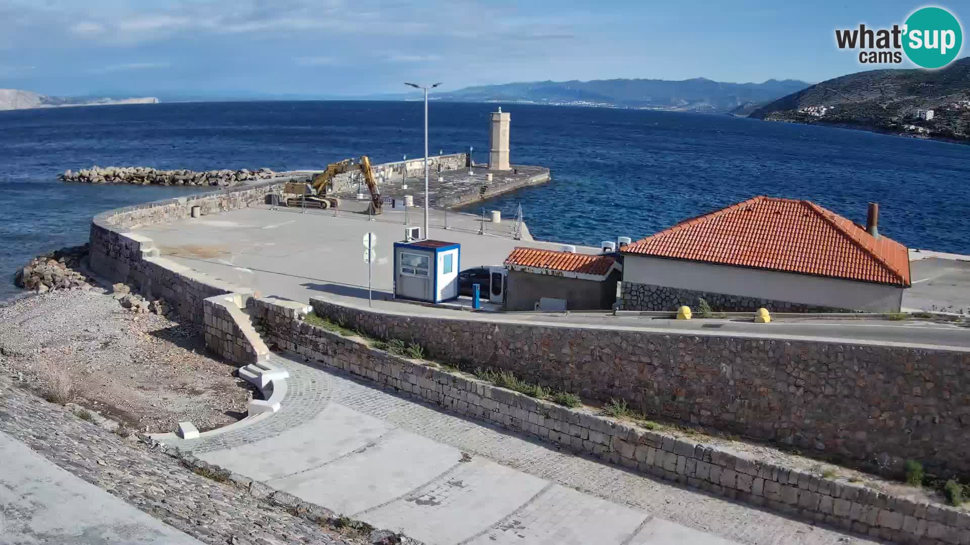 Senj Harbour Webcam – Breakwater & Lighthouse Live View