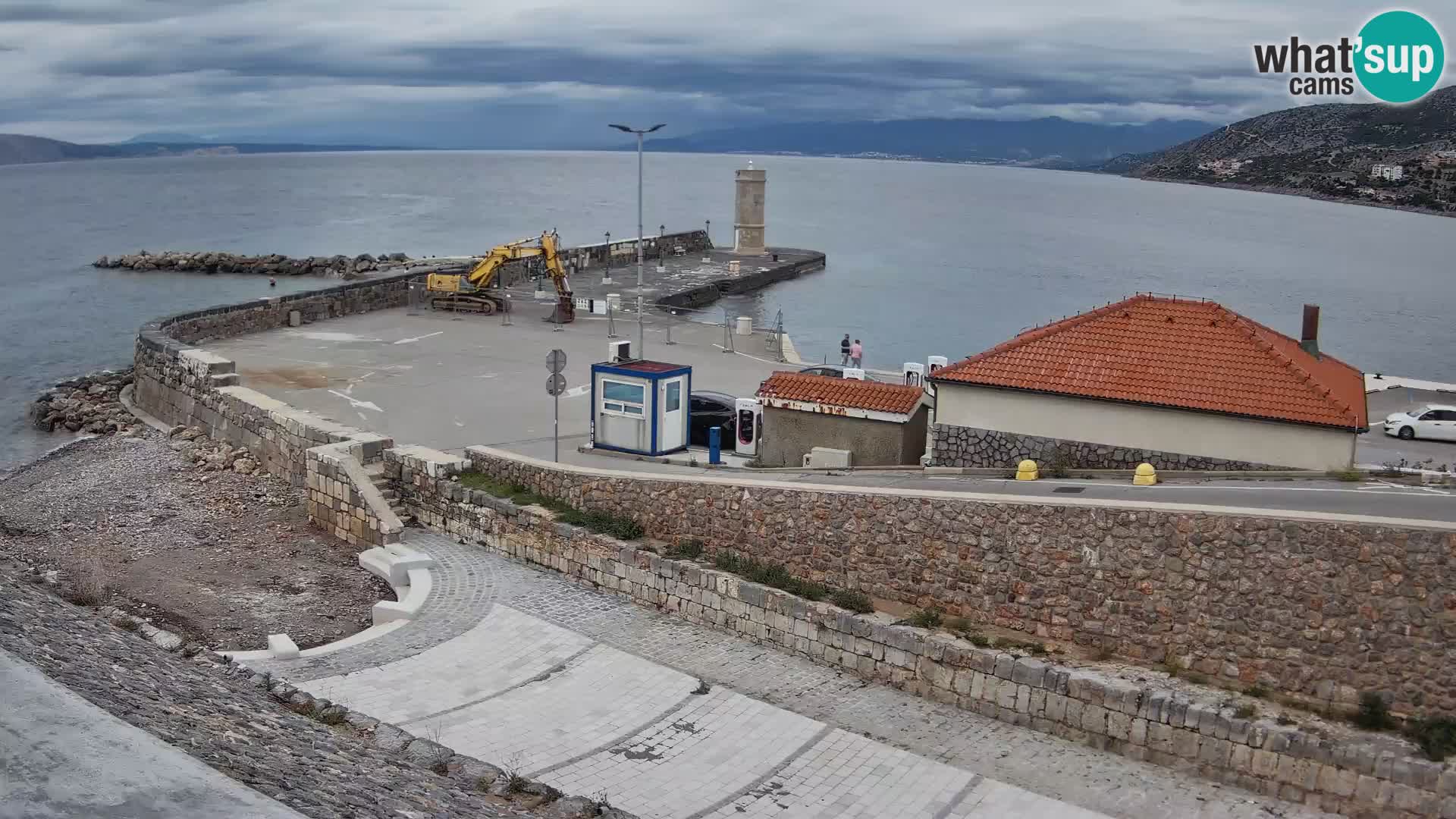 Webcam Porto di Segna – Frangiflutti e Faro in diretta