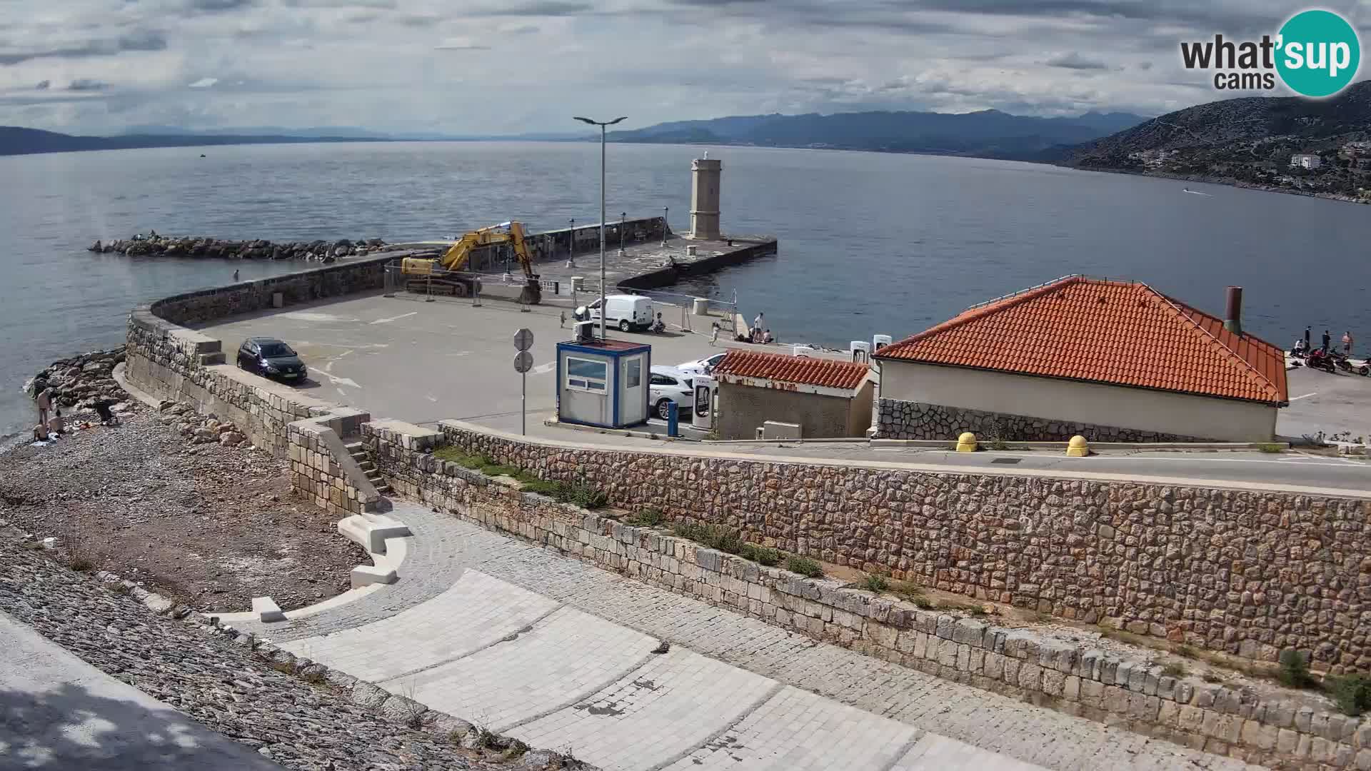 Senj Harbour Webcam – Breakwater & Lighthouse Live View