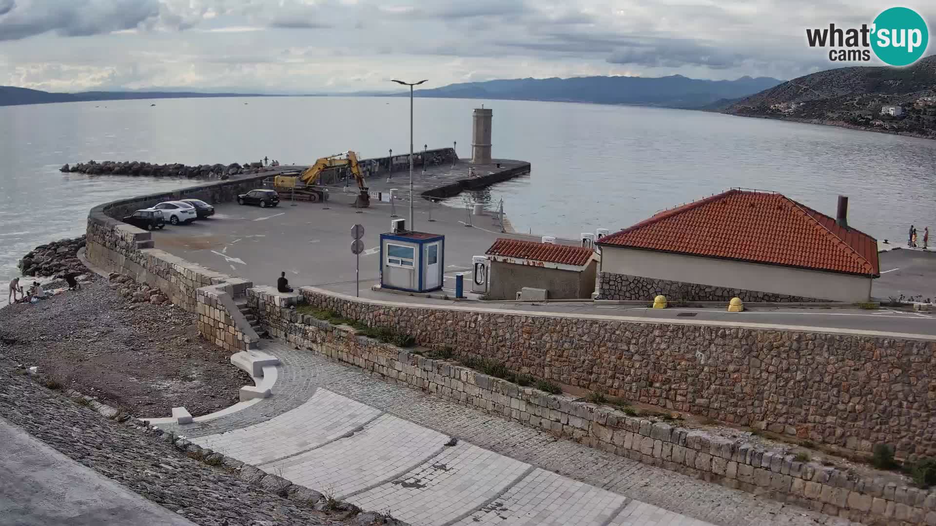 Senj Harbour Webcam – Breakwater & Lighthouse Live View