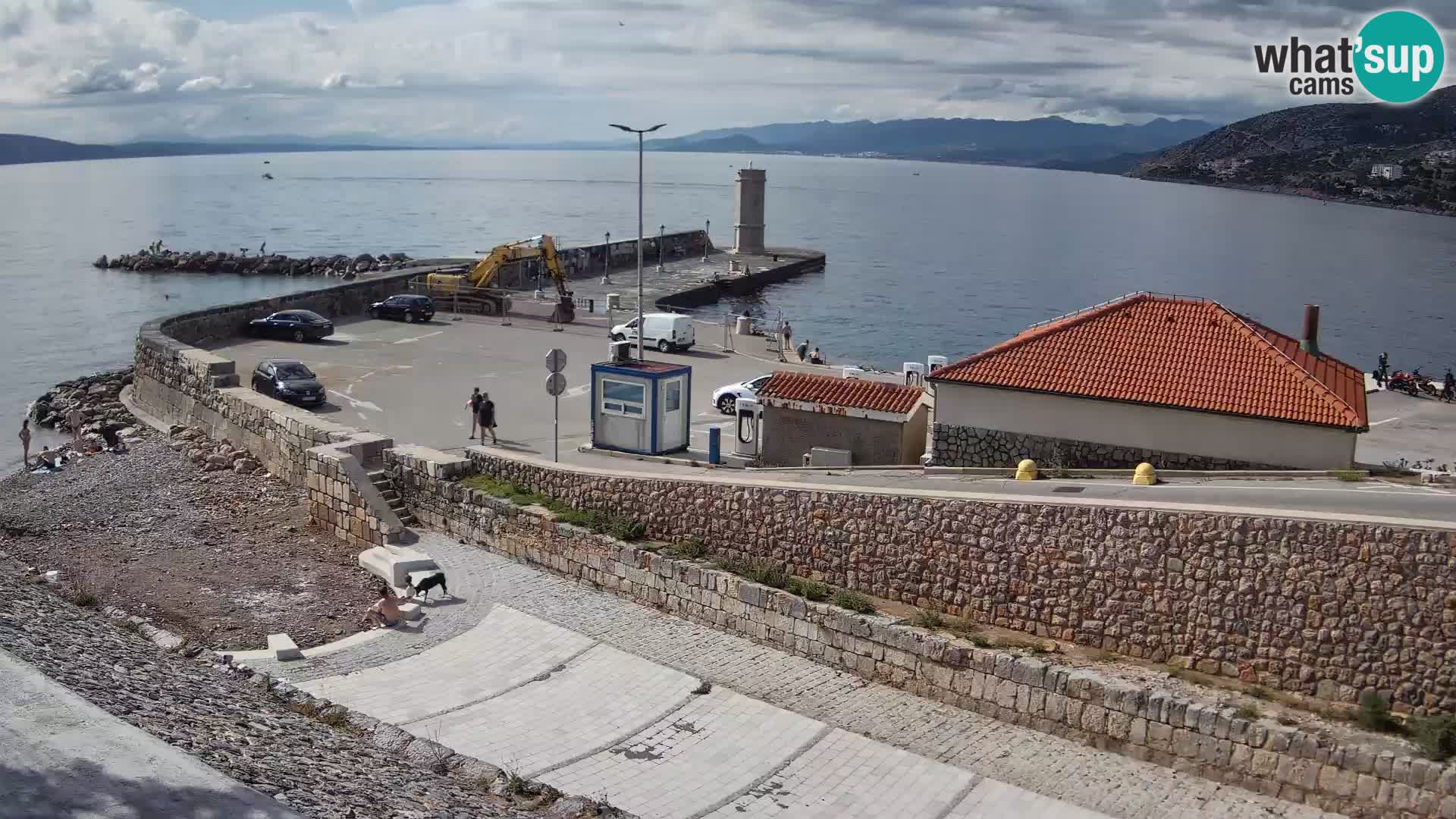 Senj Harbour Webcam – Breakwater & Lighthouse Live View