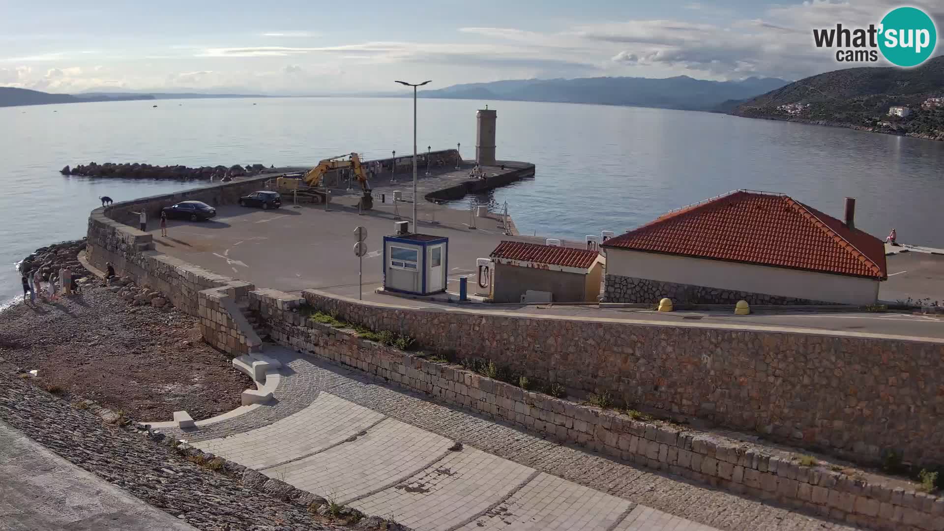 Webcam puerto de Senj – Rompeolas y faro en directo