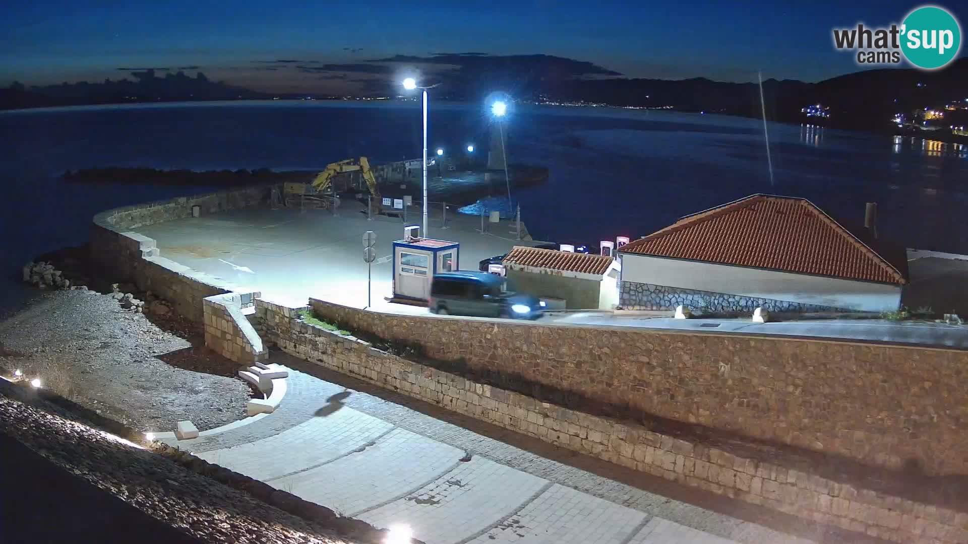 Senj Harbour Webcam – Breakwater & Lighthouse Live View