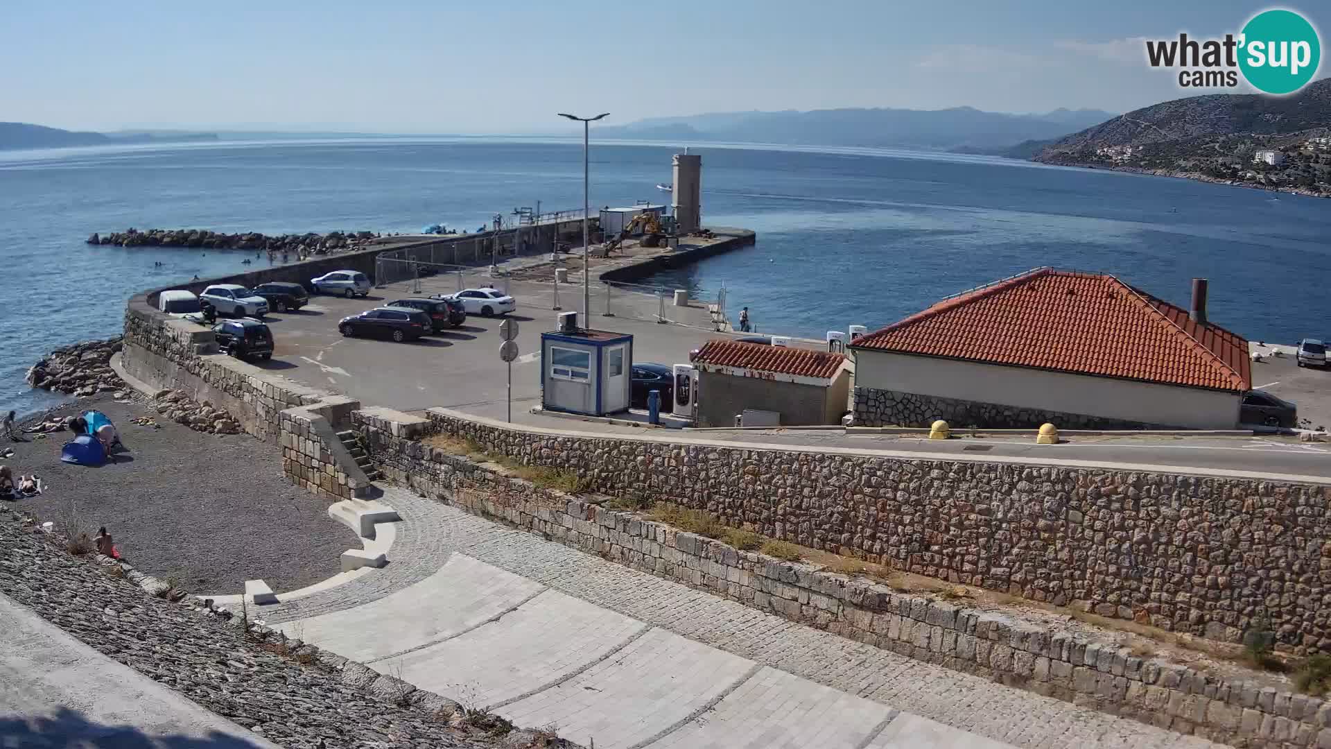 Web kamera Senj luka – Lukobran i svjetionik uživo