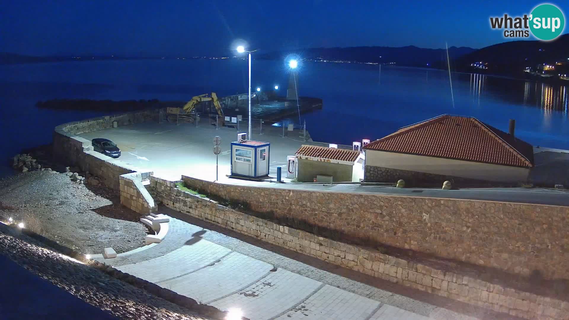 Senj Harbour Webcam – Breakwater & Lighthouse Live View