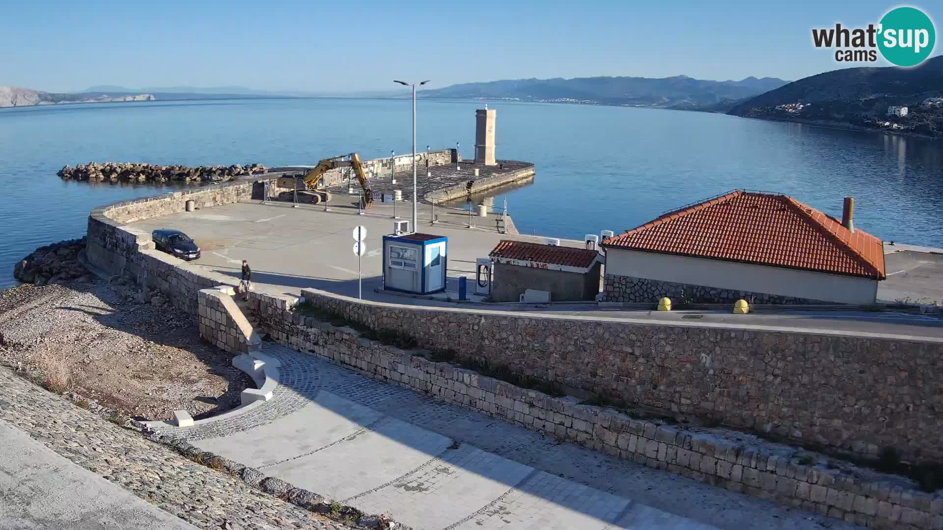 Senj Harbour Webcam – Breakwater & Lighthouse Live View