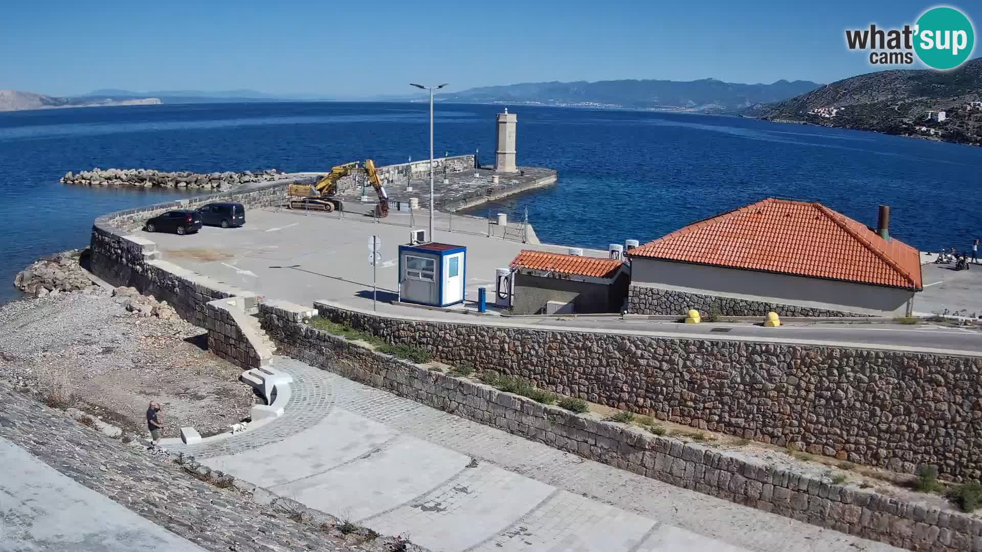 Senj Harbour Webcam – Breakwater & Lighthouse Live View