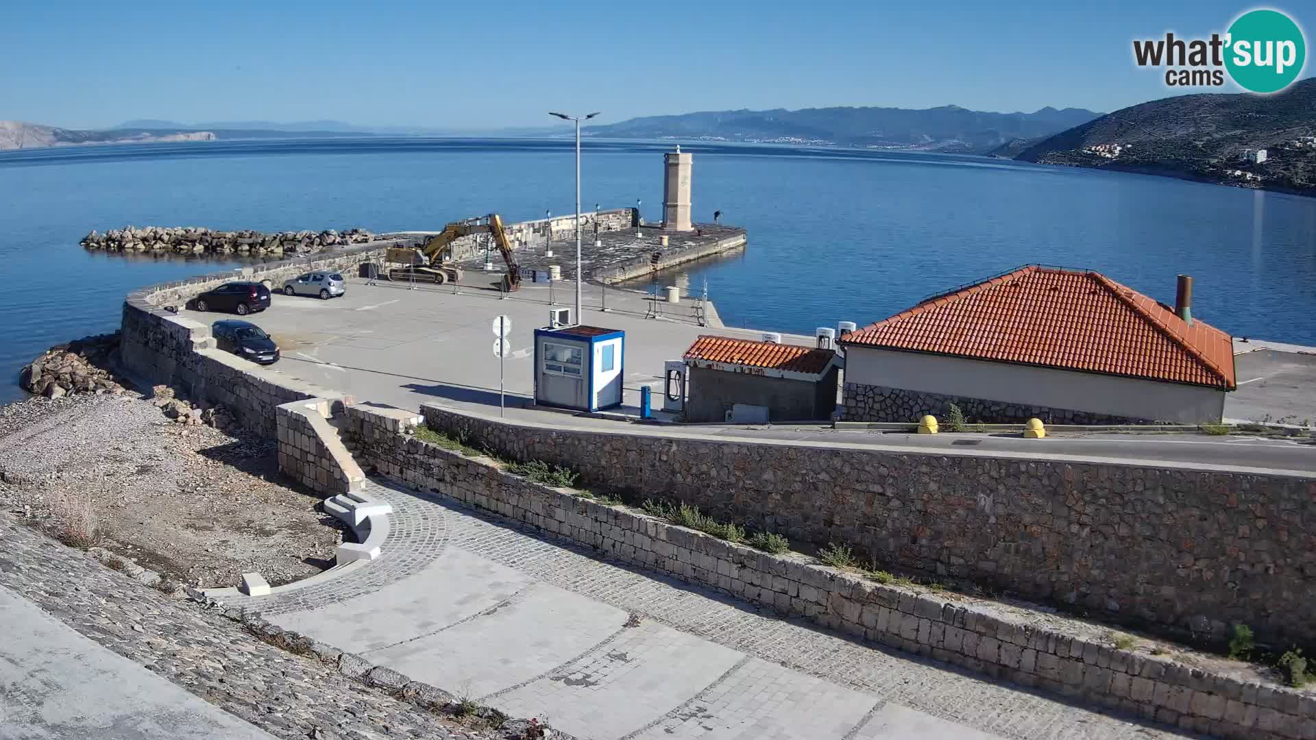 Senj Harbour Webcam – Breakwater & Lighthouse Live View