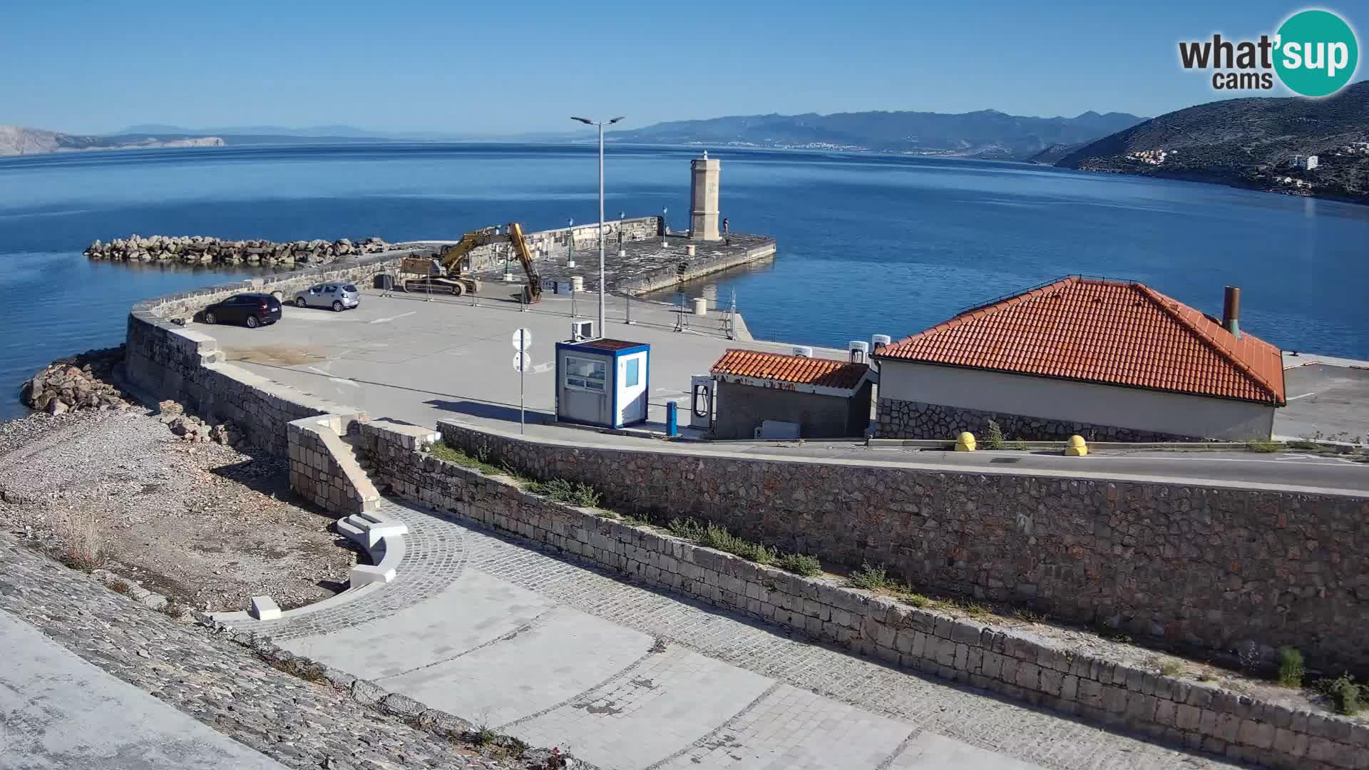 Senj Harbour Webcam – Breakwater & Lighthouse Live View