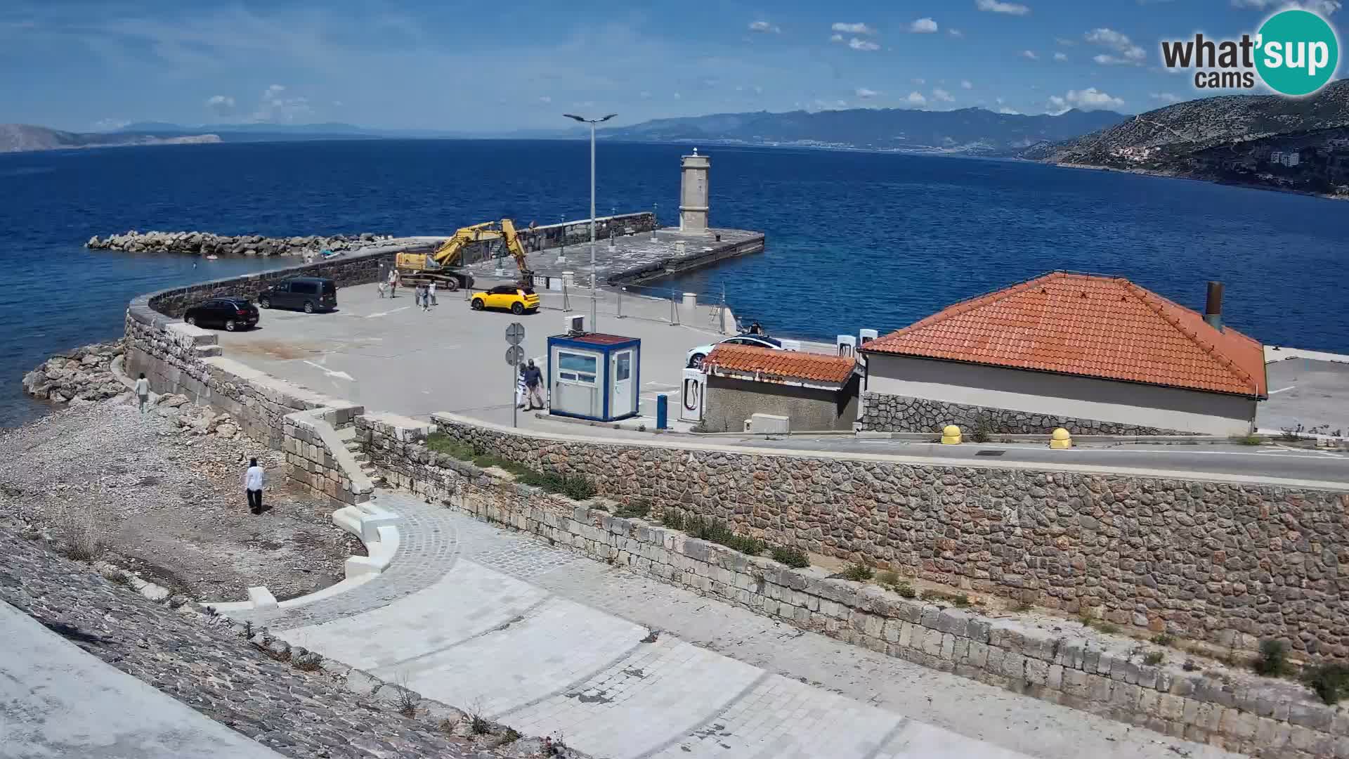 Web kamera Senj luka – Lukobran i svjetionik uživo