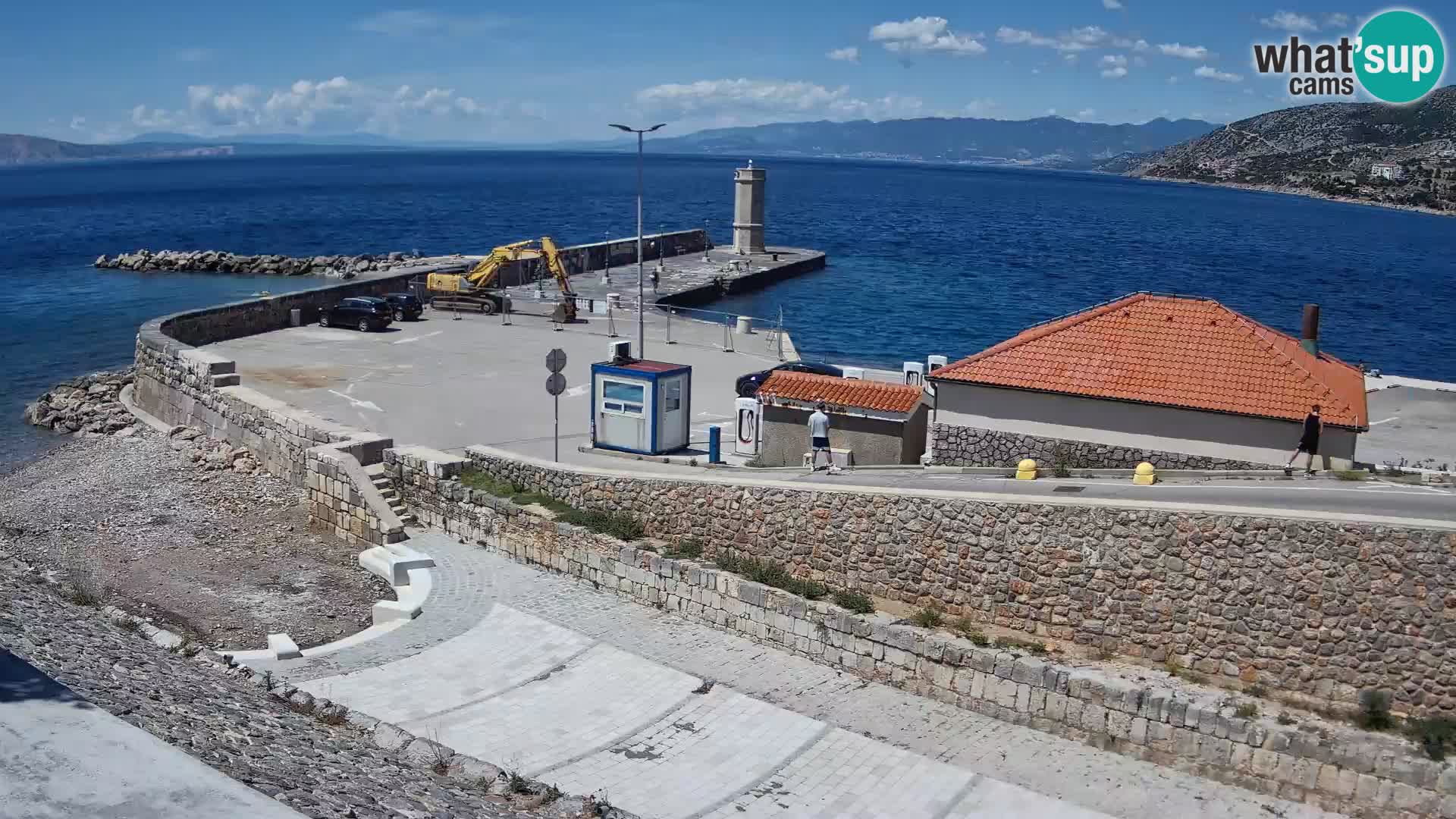 Senj Harbour Webcam – Breakwater & Lighthouse Live View