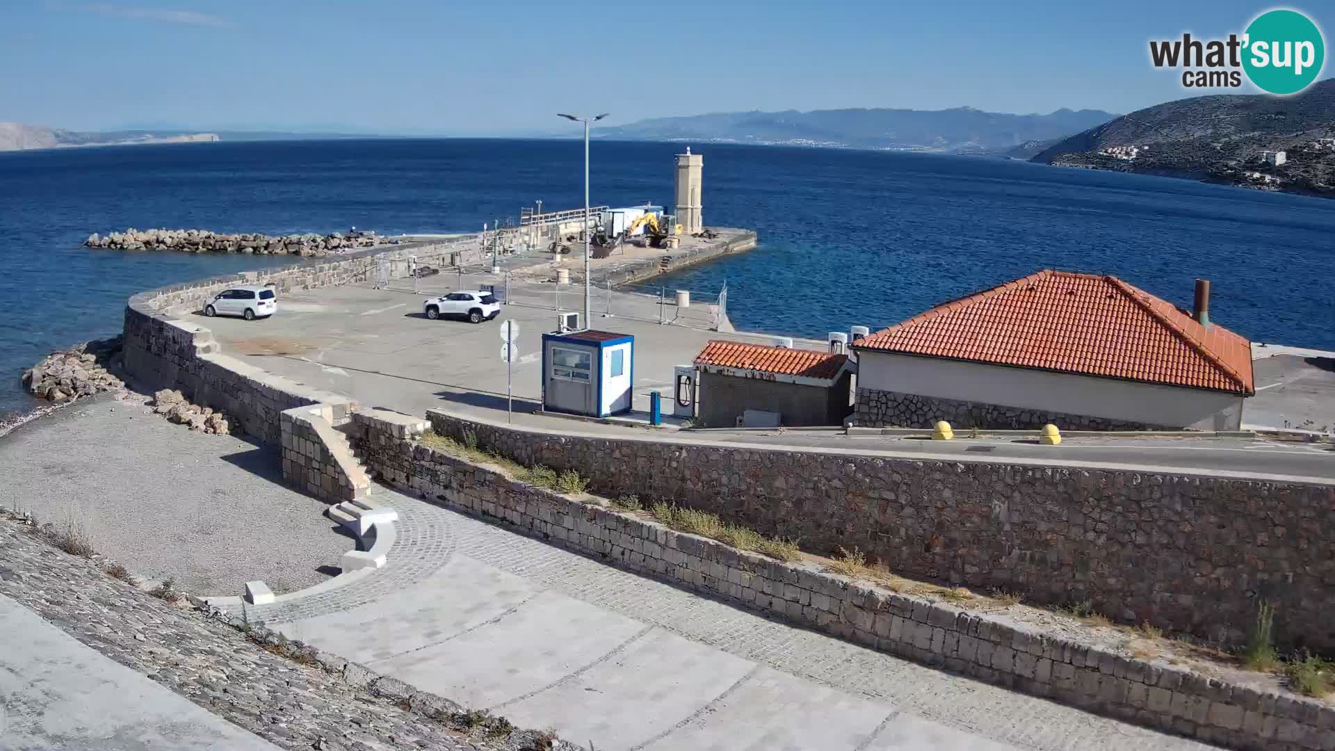 Senj Harbour Webcam – Breakwater & Lighthouse Live View