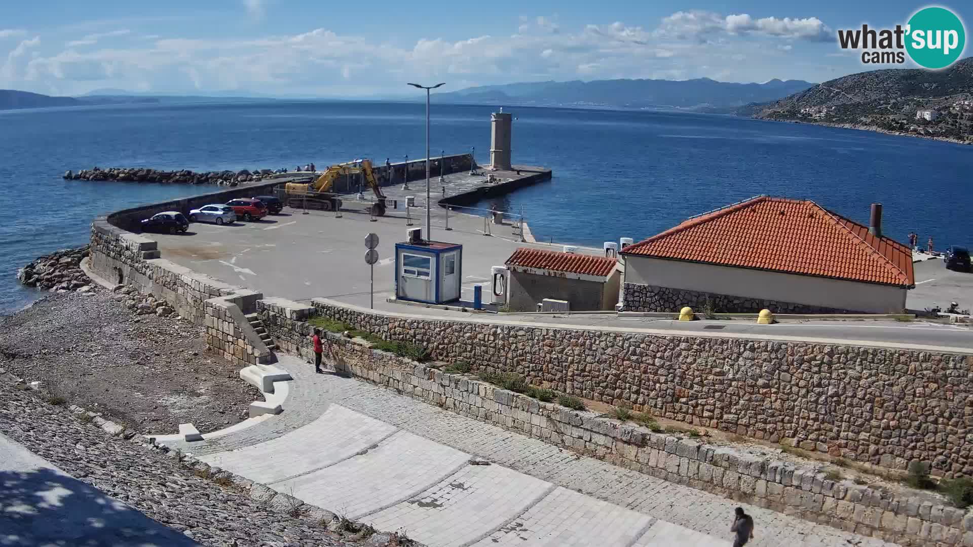 Senj Harbour Webcam – Breakwater & Lighthouse Live View