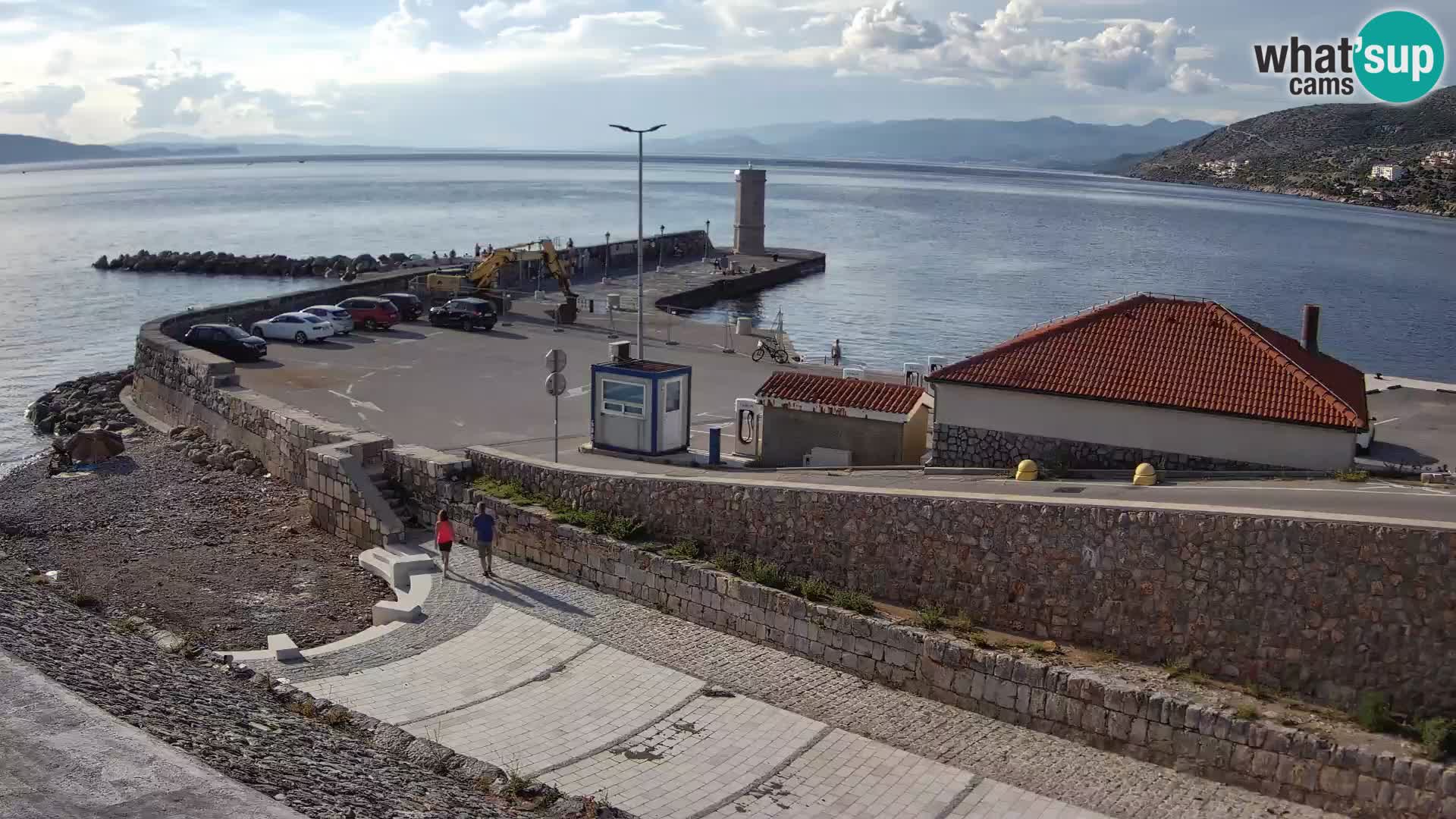 Webcam Porto di Segna – Frangiflutti e Faro in diretta