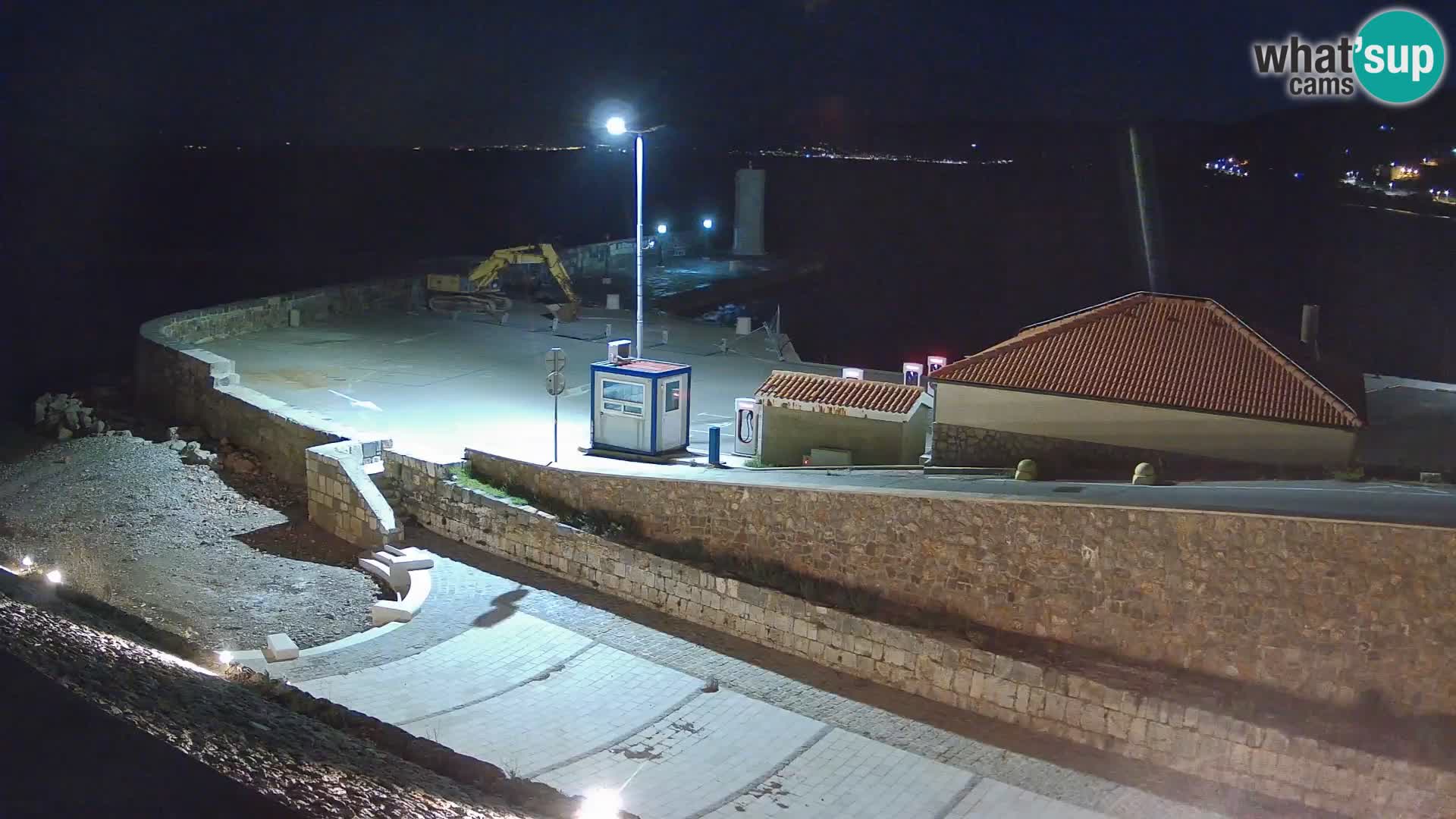 Senj Harbour Webcam – Breakwater & Lighthouse Live View