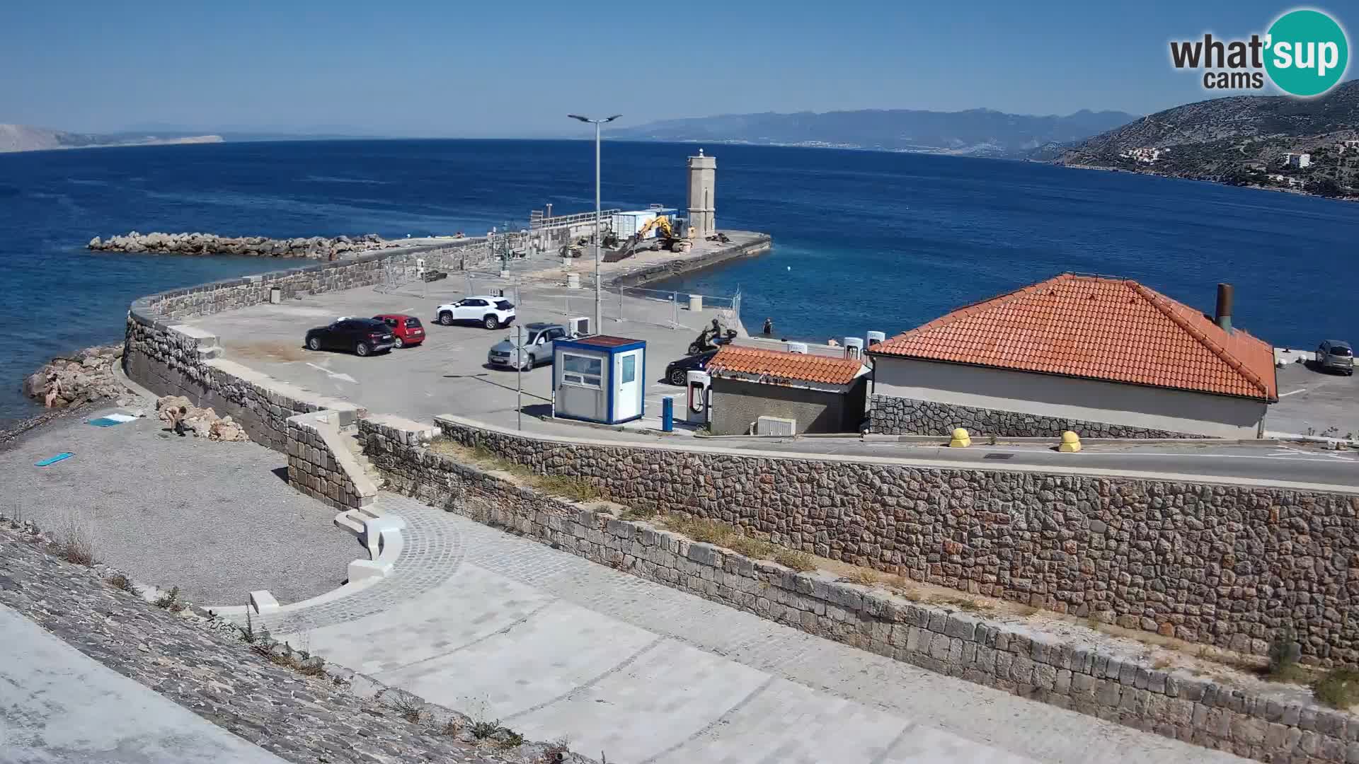 Webcam Porto di Segna – Frangiflutti e Faro in diretta
