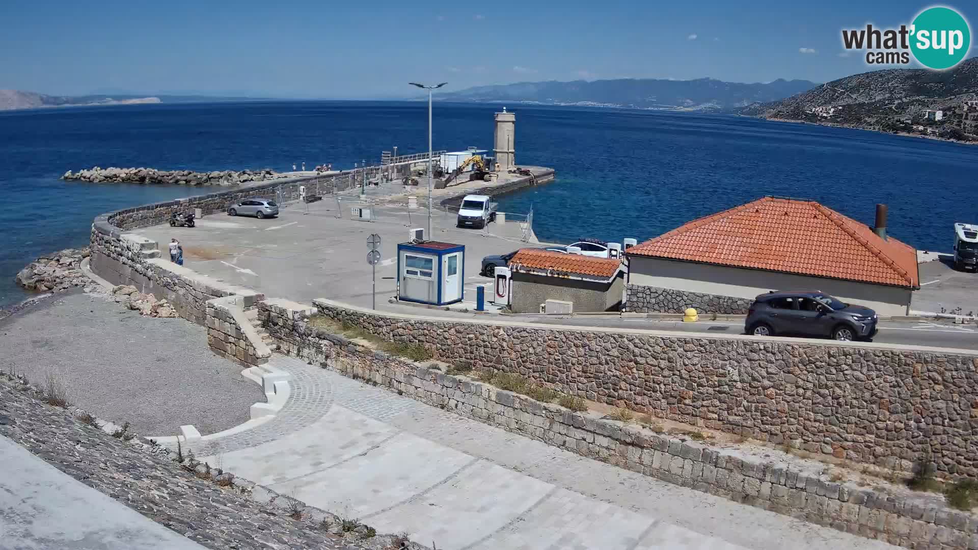Webcam Porto di Segna – Frangiflutti e Faro in diretta