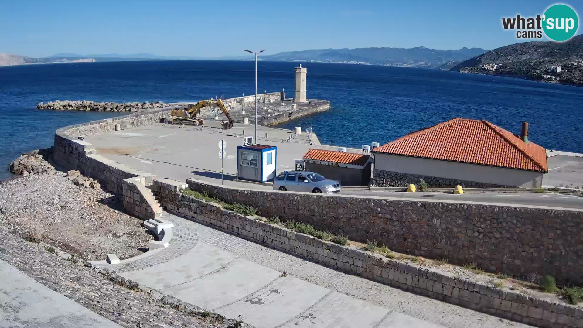 Senj Harbour Webcam – Breakwater & Lighthouse Live View