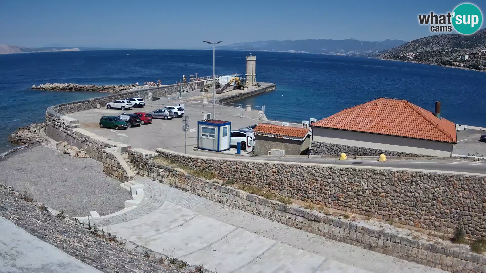Web kamera Senj luka – Lukobran i svjetionik uživo