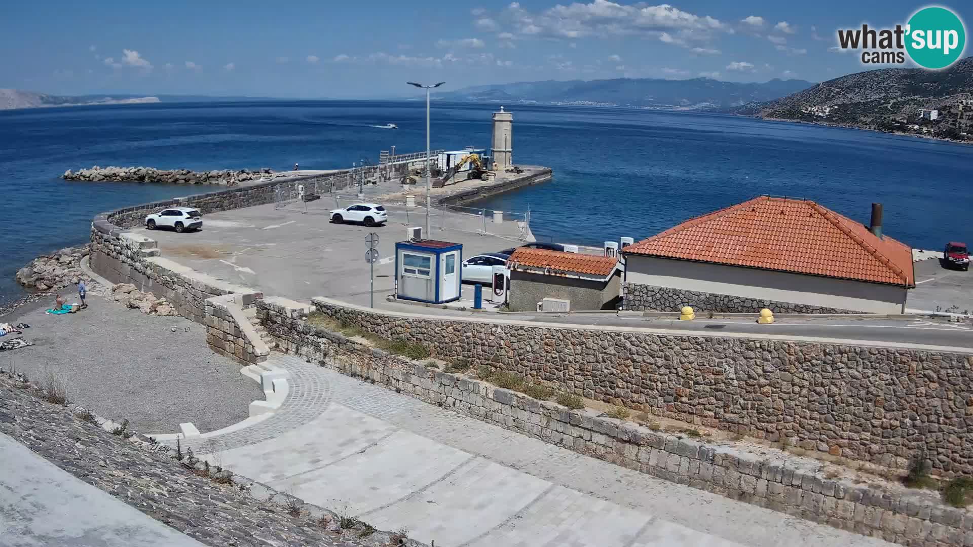 Webcam Porto di Segna – Frangiflutti e Faro in diretta