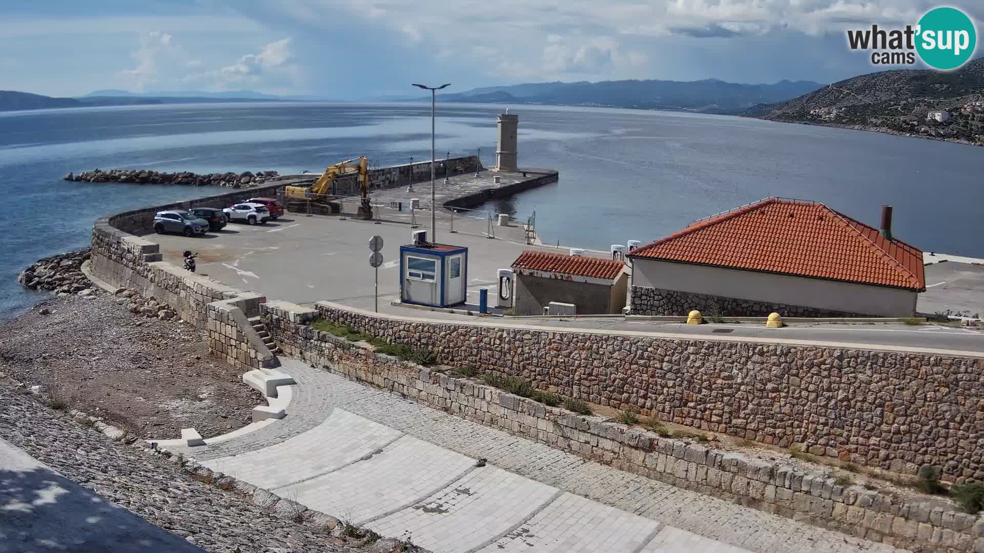 Webcam Porto di Segna – Frangiflutti e Faro in diretta