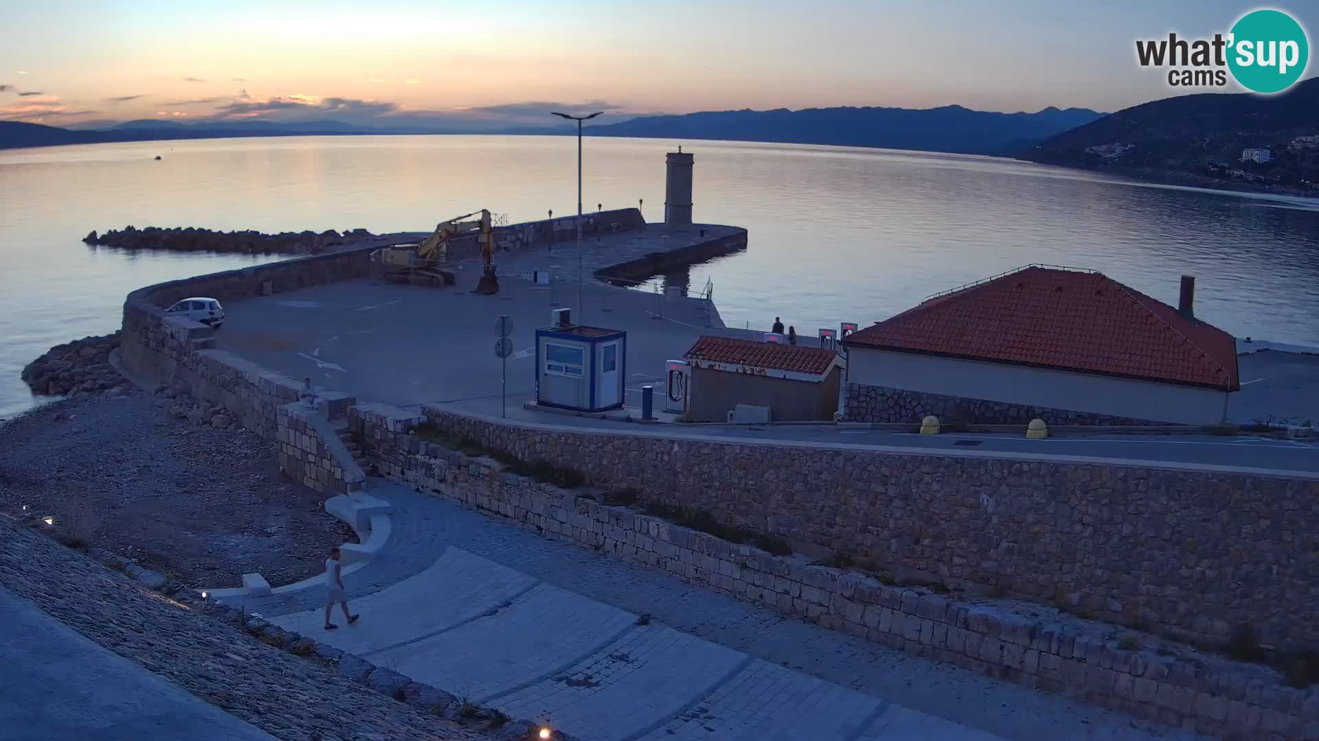 Senj Harbour Webcam – Breakwater & Lighthouse Live View