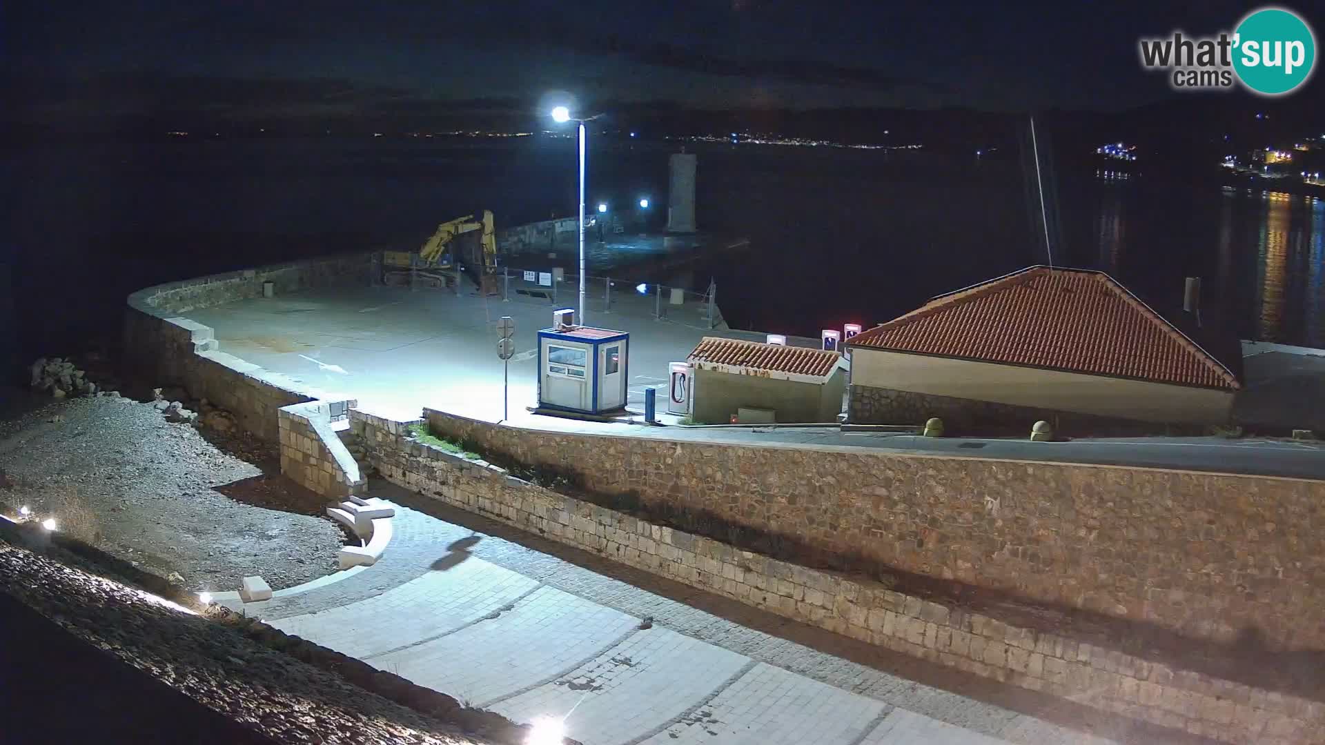 Senj Harbour Webcam – Breakwater & Lighthouse Live View