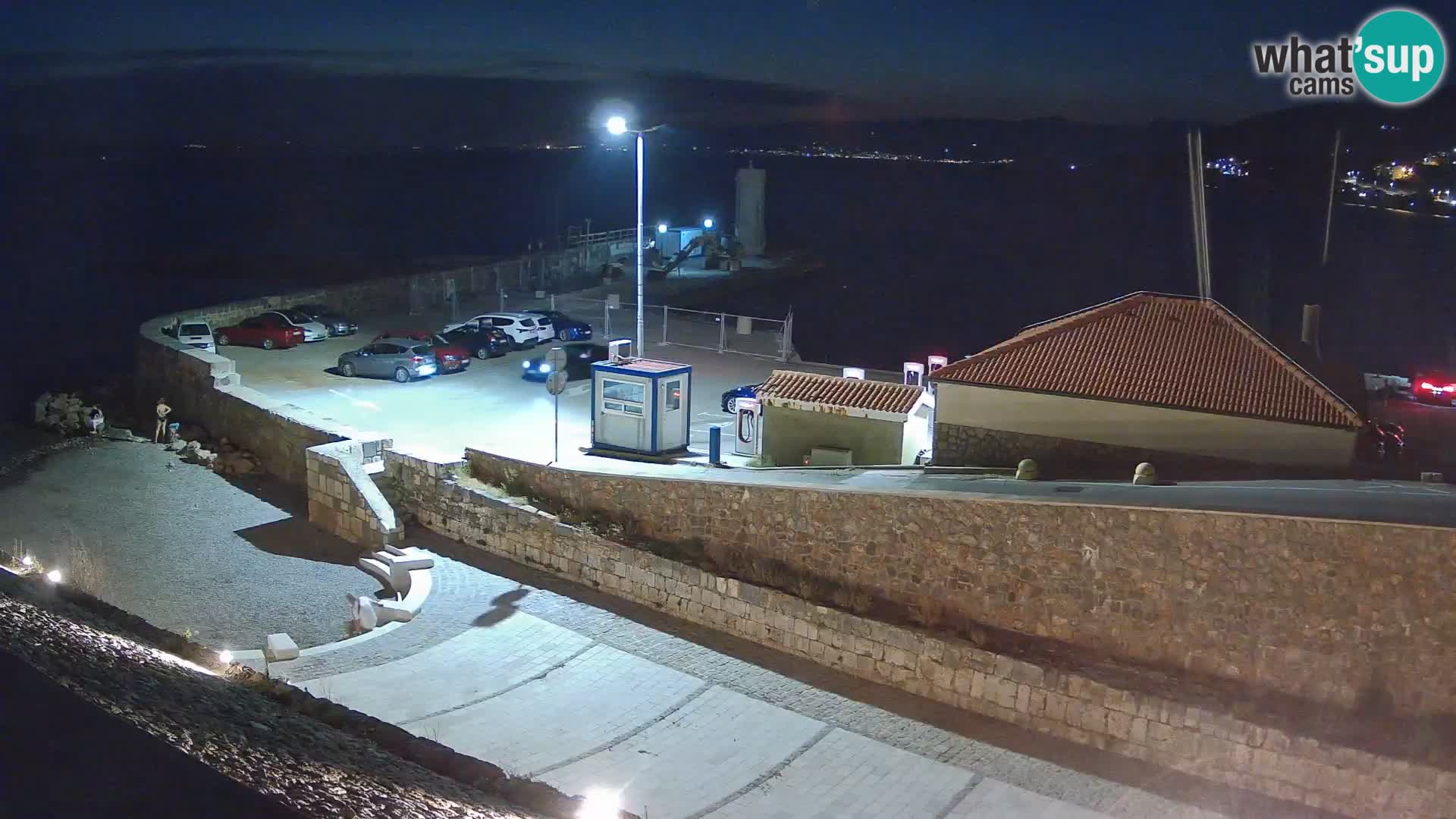 Webcam puerto de Senj – Rompeolas y faro en directo