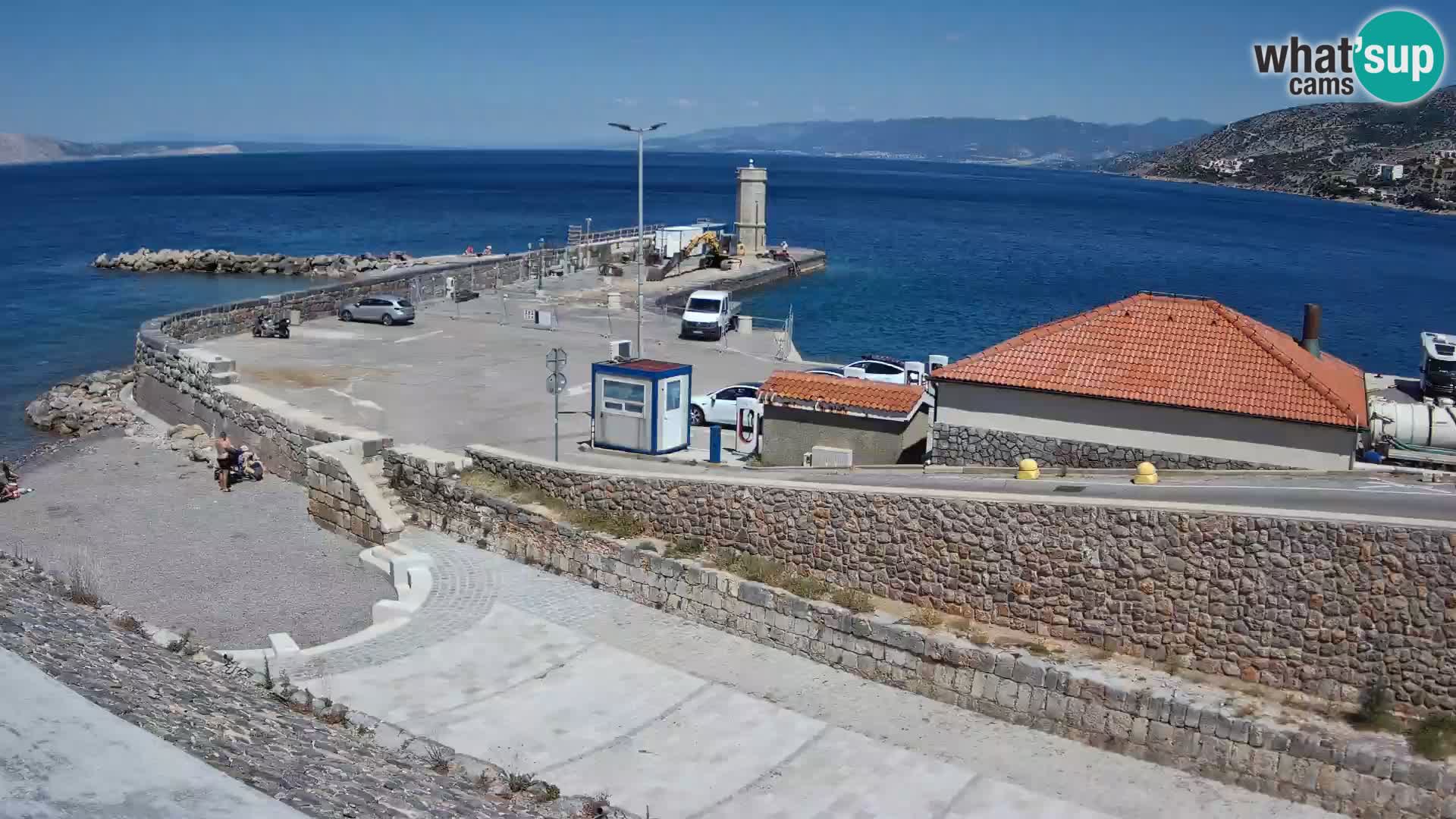 Web kamera Senj luka – Lukobran i svjetionik uživo