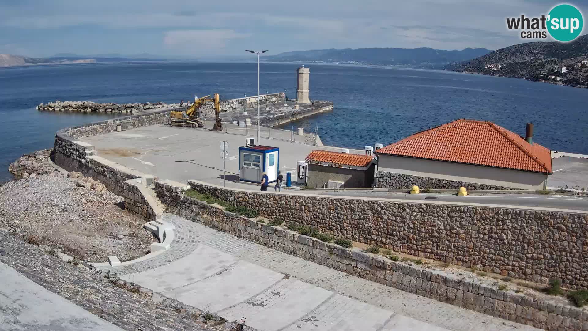 Senj Harbour Webcam – Breakwater & Lighthouse Live View