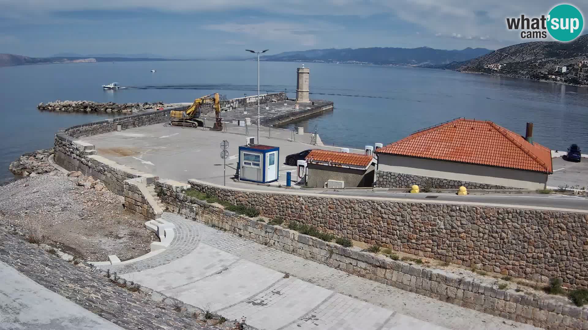 Webcam Porto di Segna – Frangiflutti e Faro in diretta