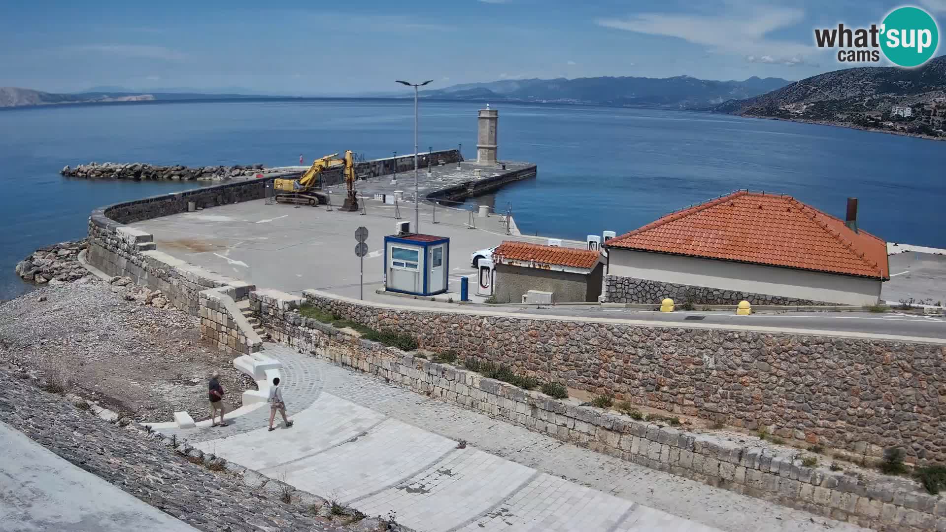 Senj Harbour Webcam – Breakwater & Lighthouse Live View