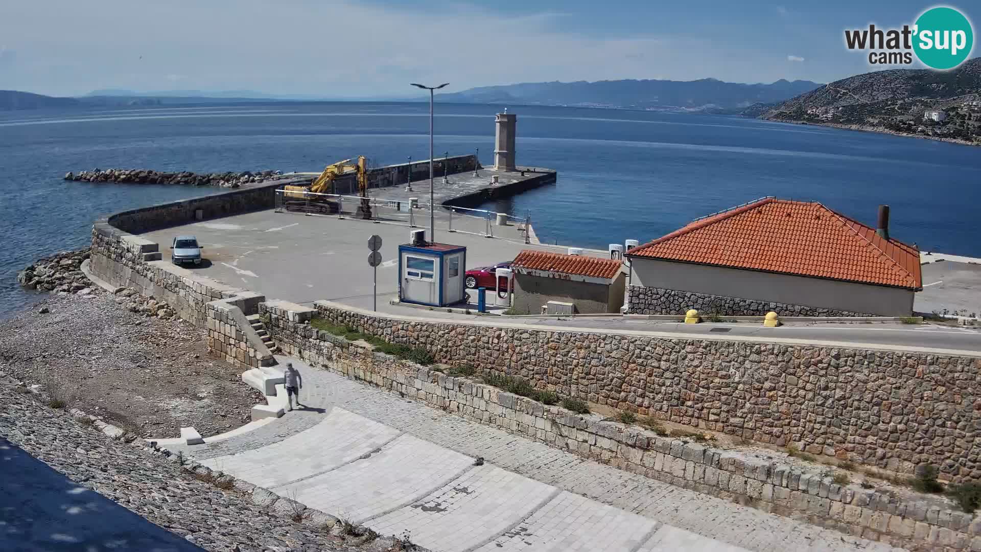 Web kamera Senj luka – Lukobran i svjetionik uživo