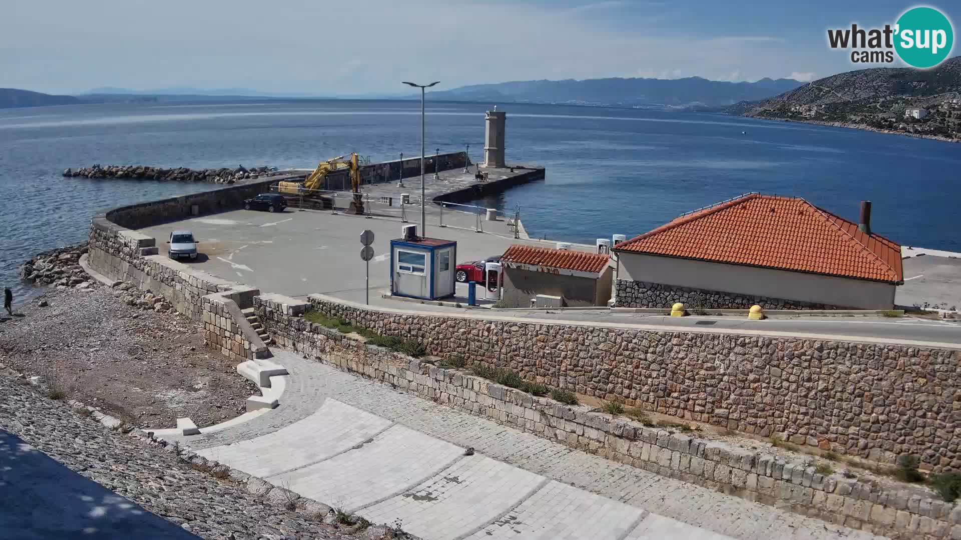 Senj Harbour Webcam – Breakwater & Lighthouse Live View
