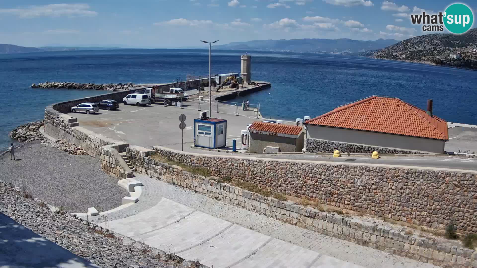 Web kamera Senj luka – Lukobran i svjetionik uživo