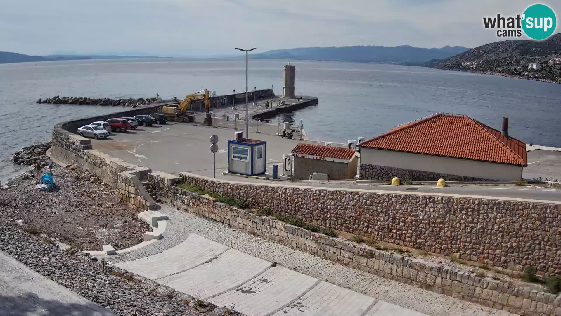 Senj Harbour Webcam – Breakwater & Lighthouse Live View