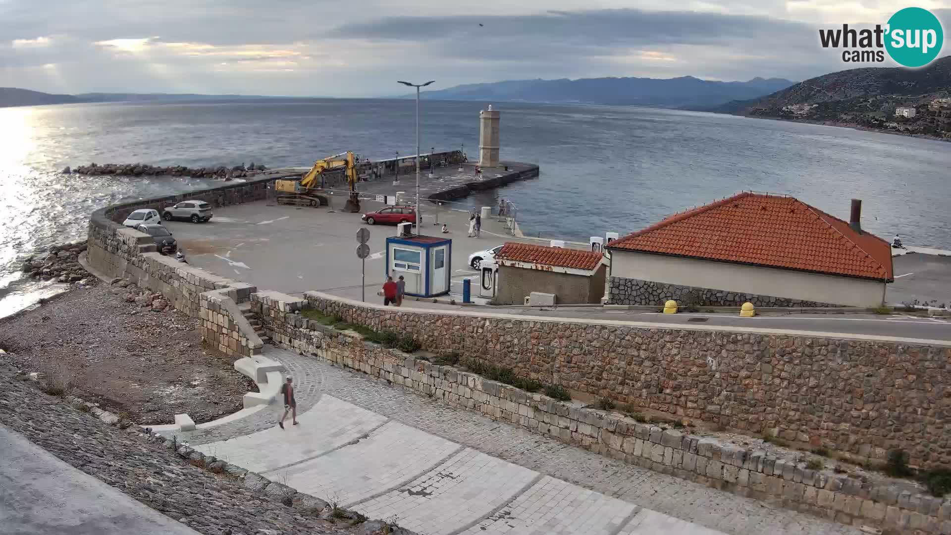 Senj Harbour Webcam – Breakwater & Lighthouse Live View