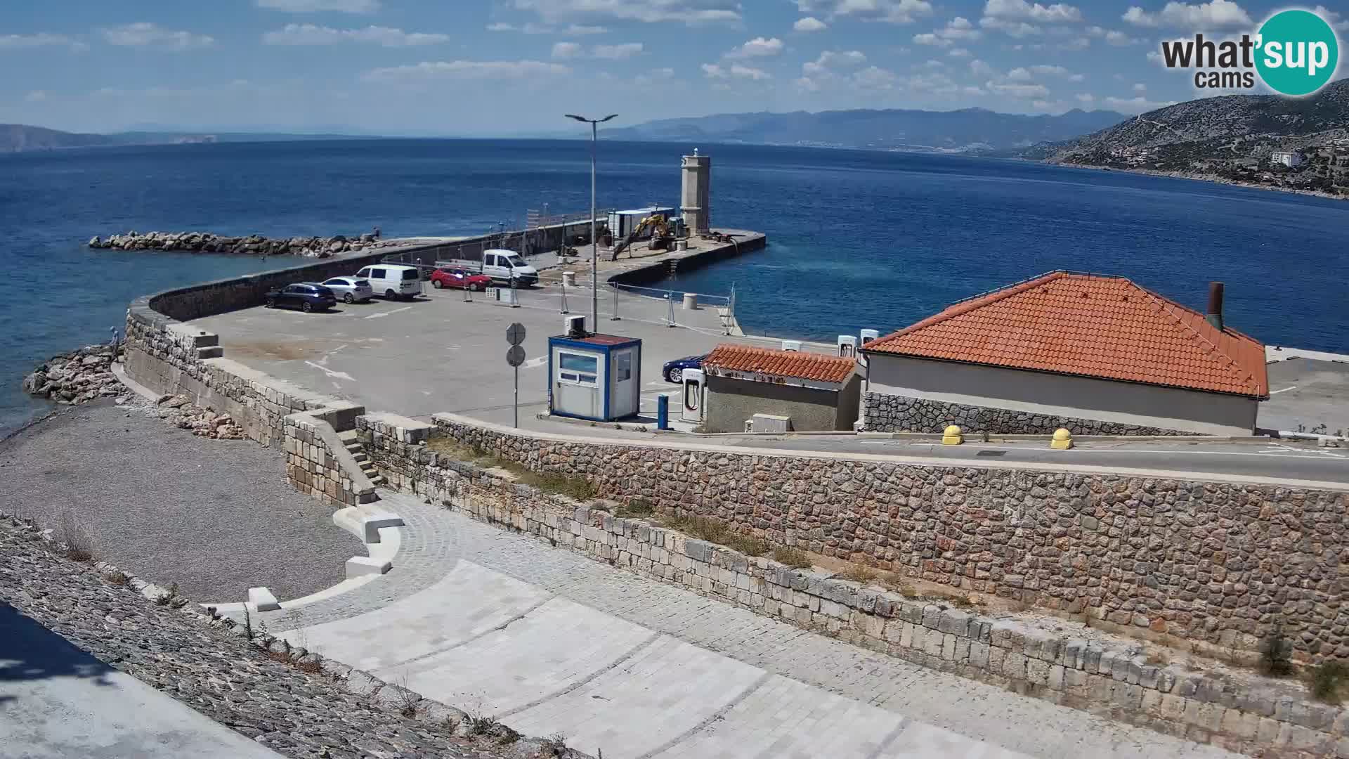 Senj Harbour Webcam – Breakwater & Lighthouse Live View