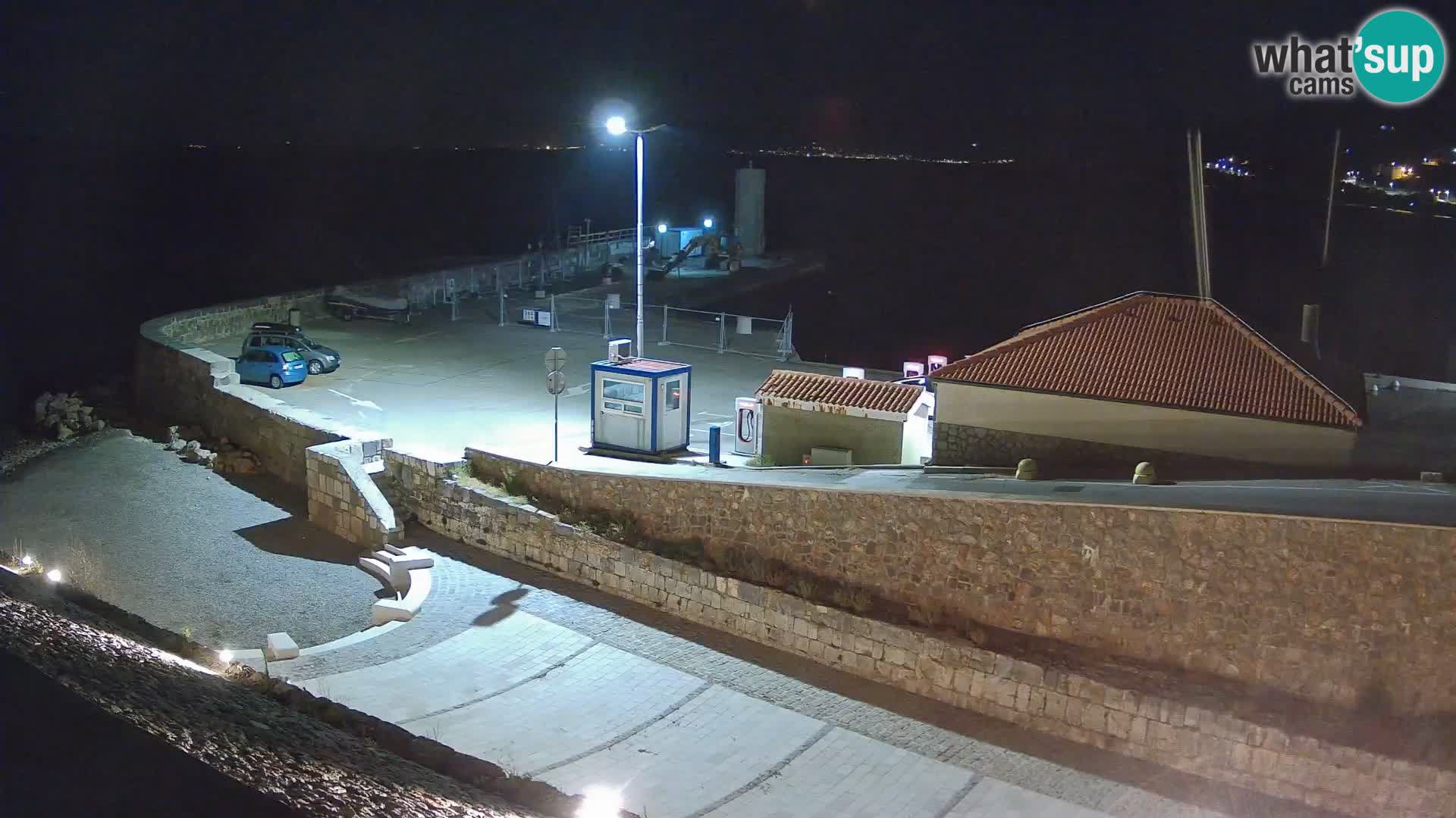 Webcam puerto de Senj – Rompeolas y faro en directo