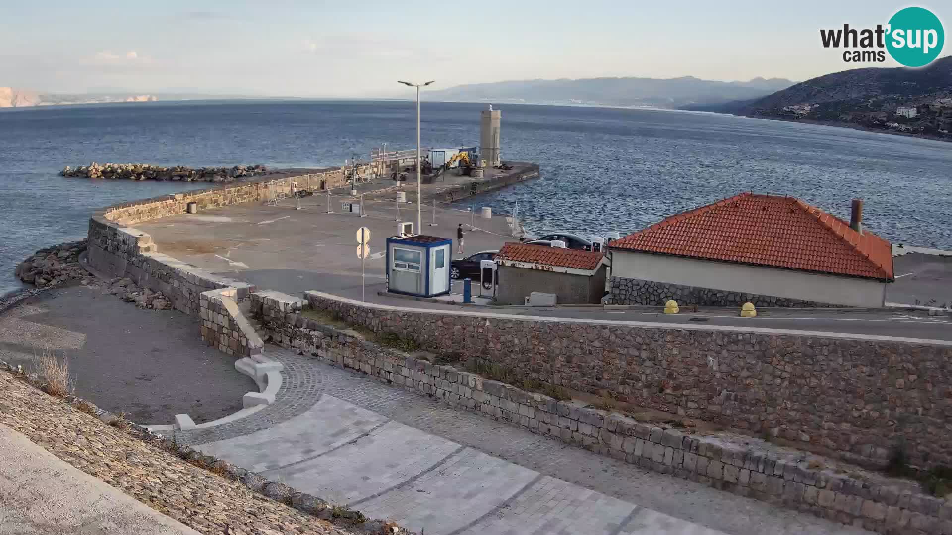 Senj Harbour Webcam – Breakwater & Lighthouse Live View