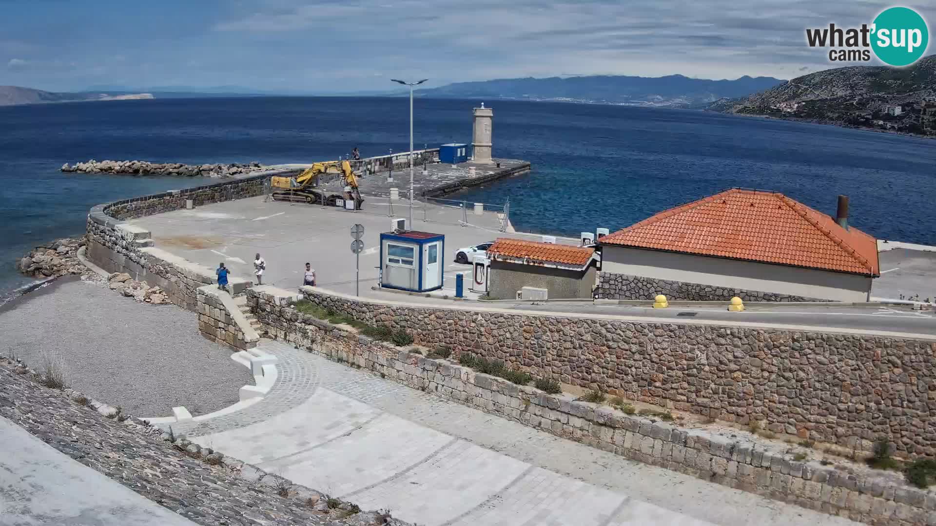 Web kamera Senj luka – Lukobran i svjetionik uživo